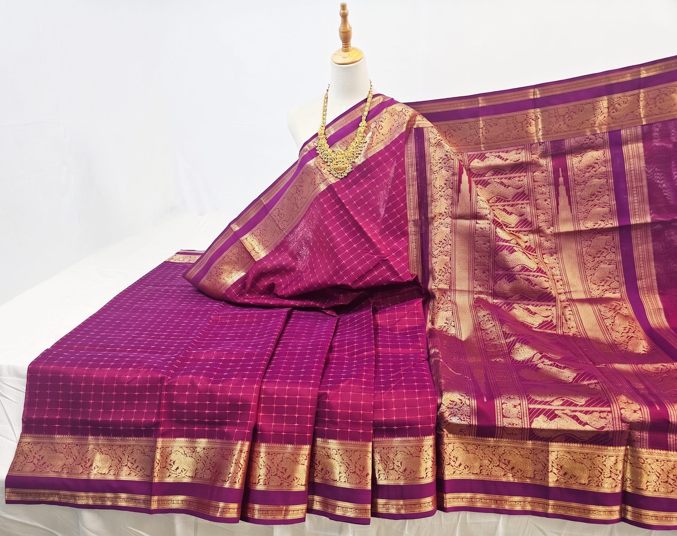 Kanchipuram Pure Silk Cotton Saree