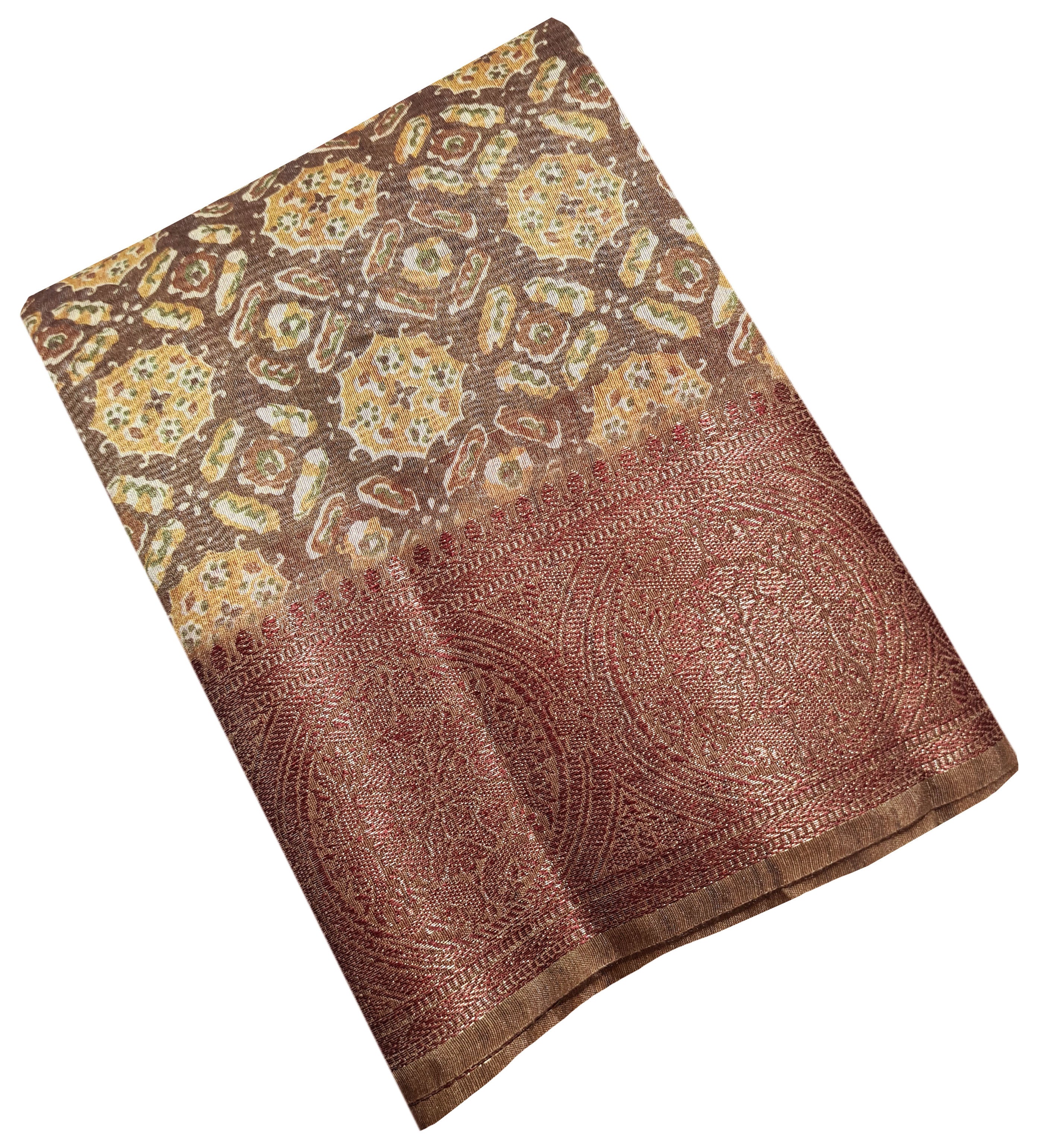 Antic Design semi Tussar  Sarees
