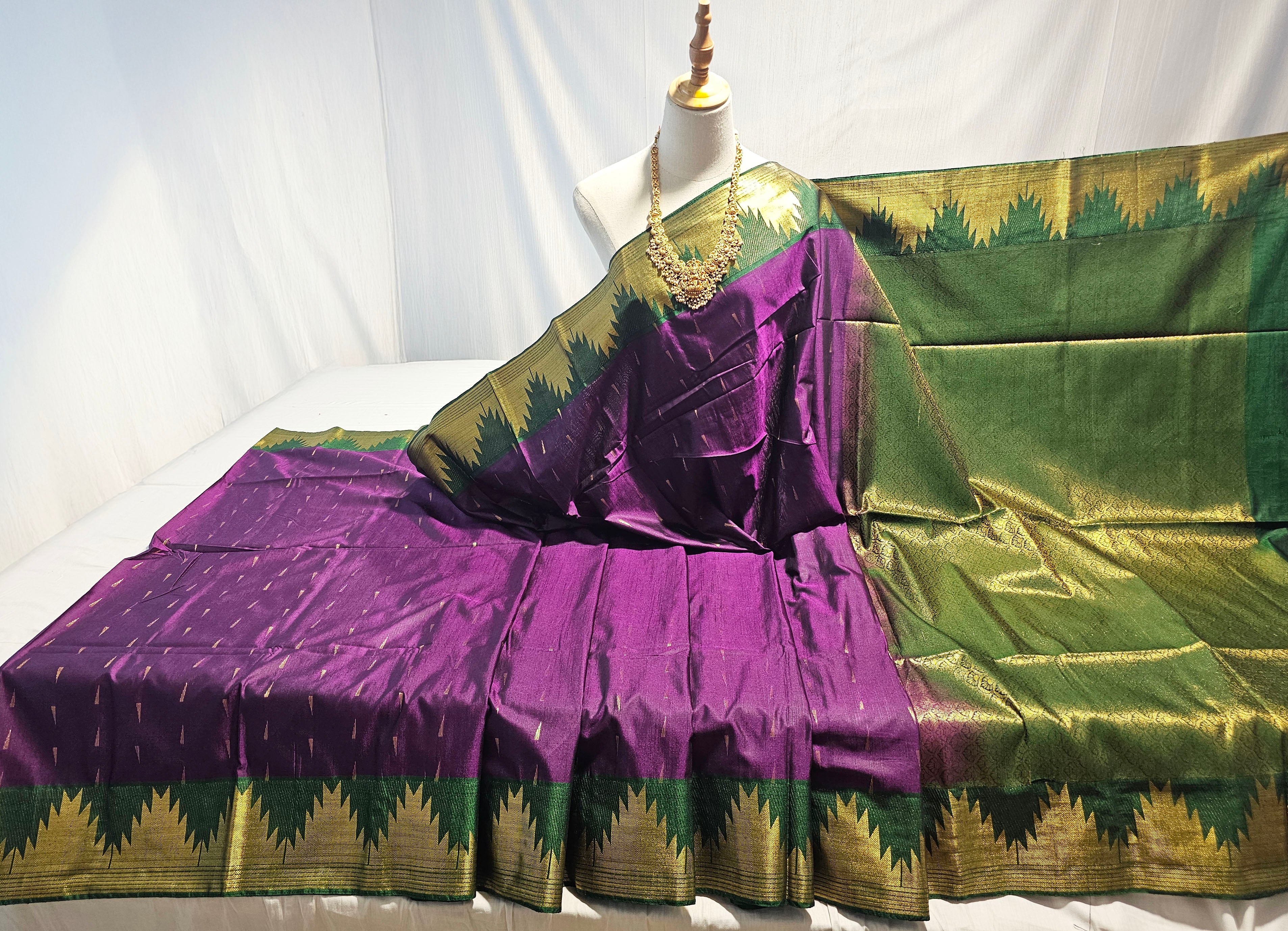 Kanchipuram Pure Soft Silk Saree