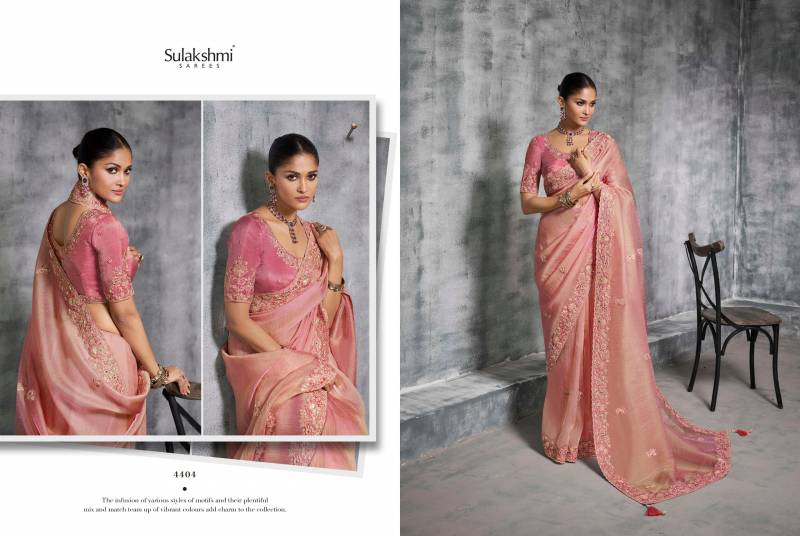 Sulakshmi Kashira Silk Work Designer Party Wear Saree Collections