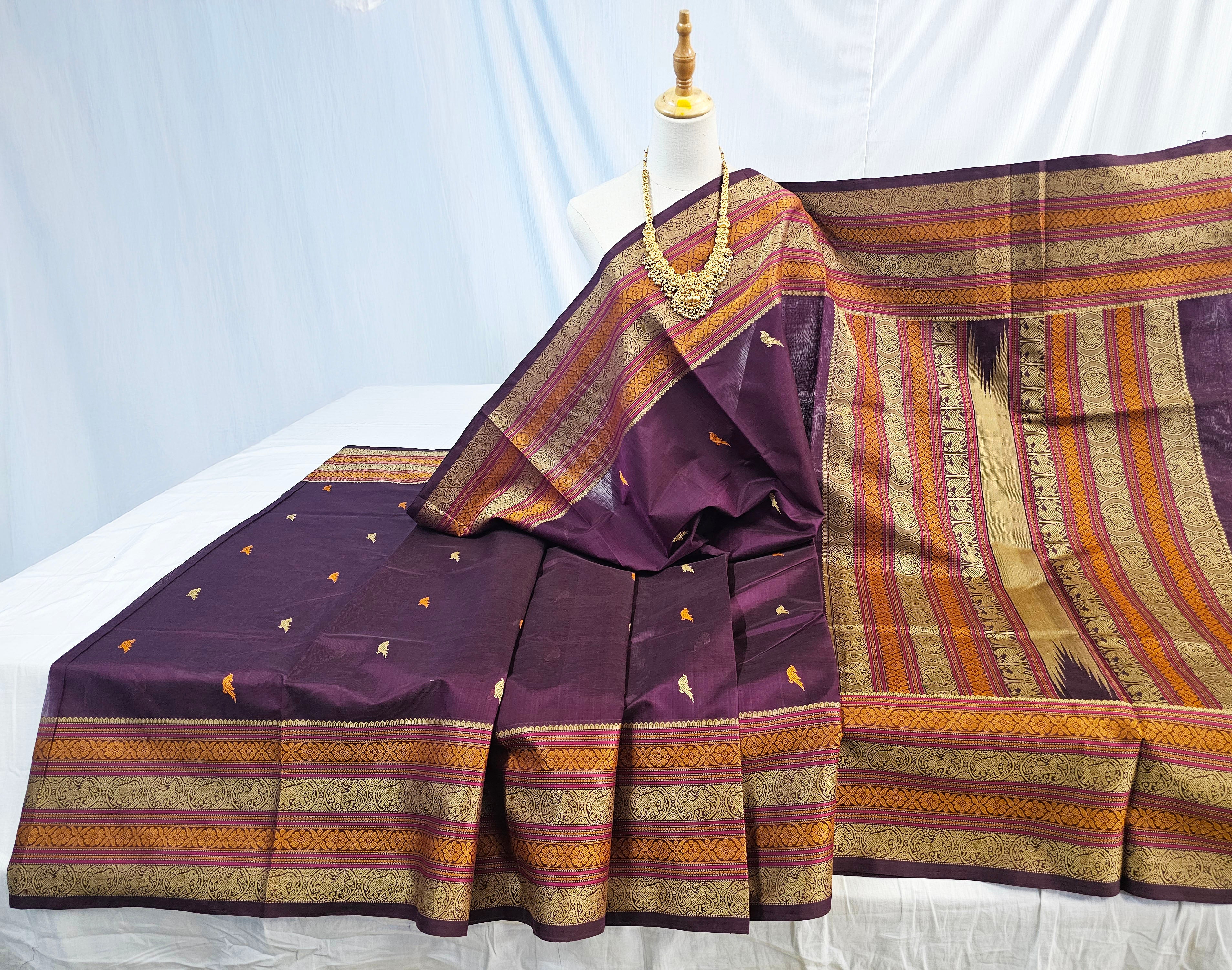 Kanchipuram Pure Silk Cotton Saree