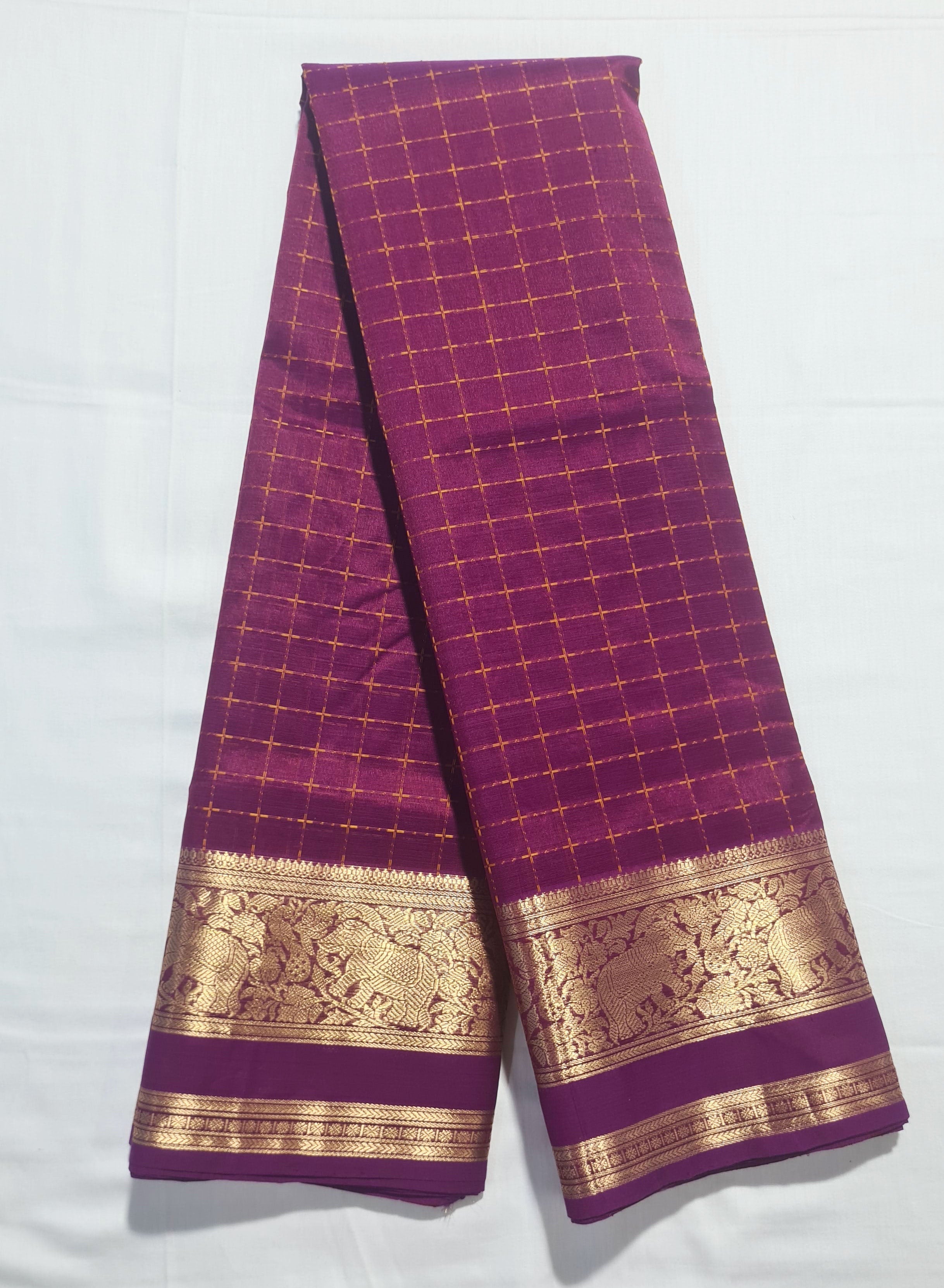 Kanchipuram Pure Silk Cotton Saree