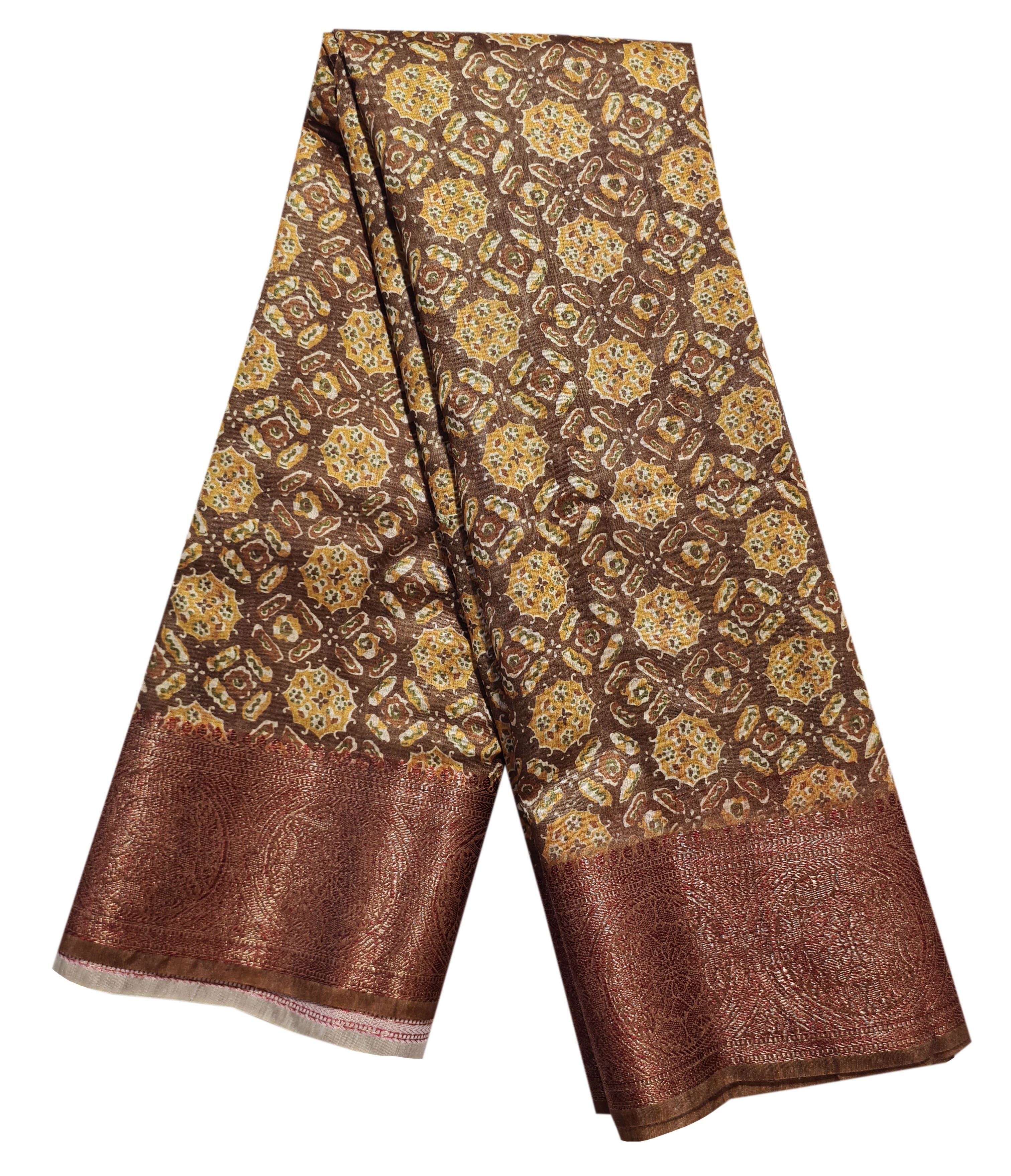 Antic Design semi Tussar  Sarees