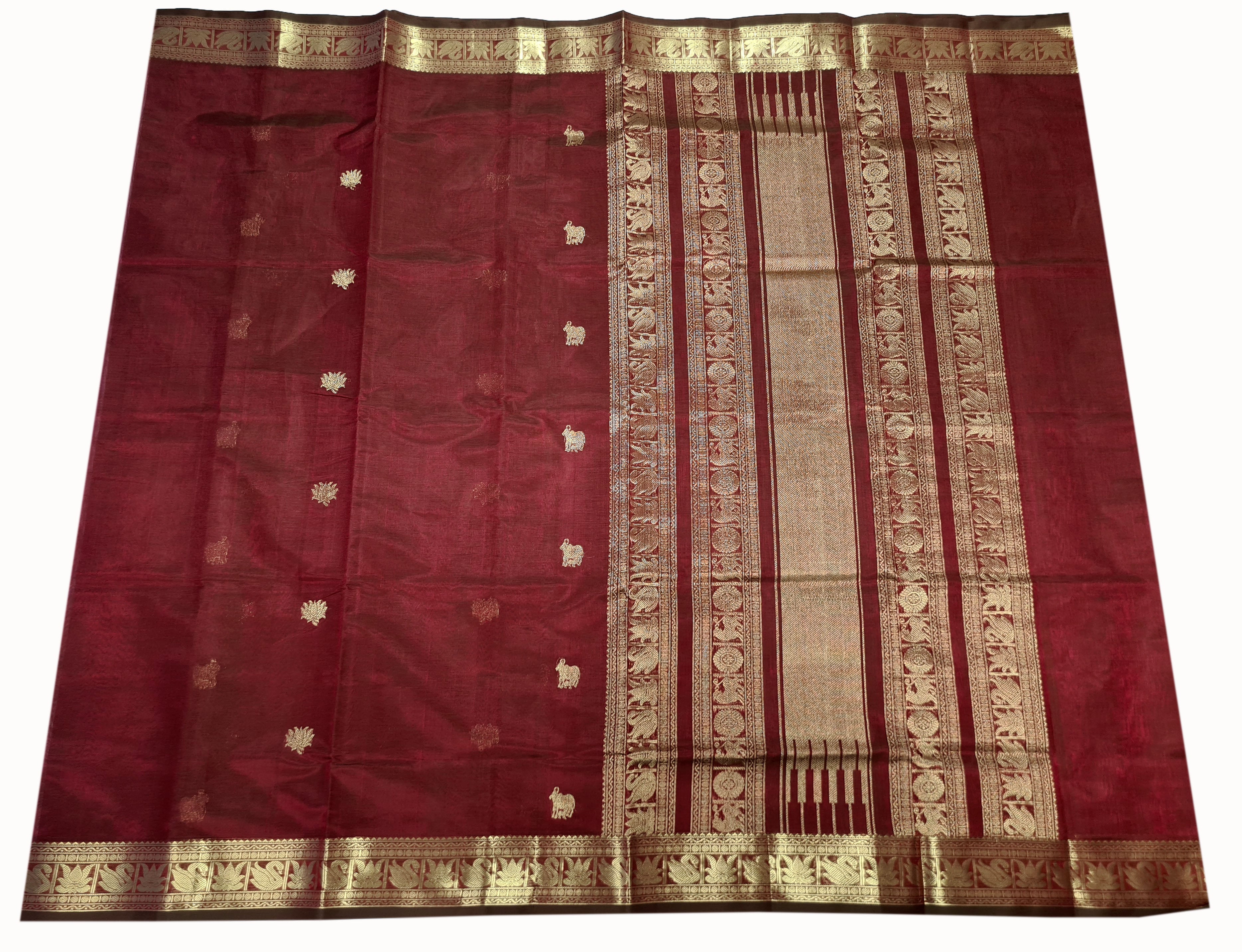 Kanchipuram Pure Silk Cotton Saree