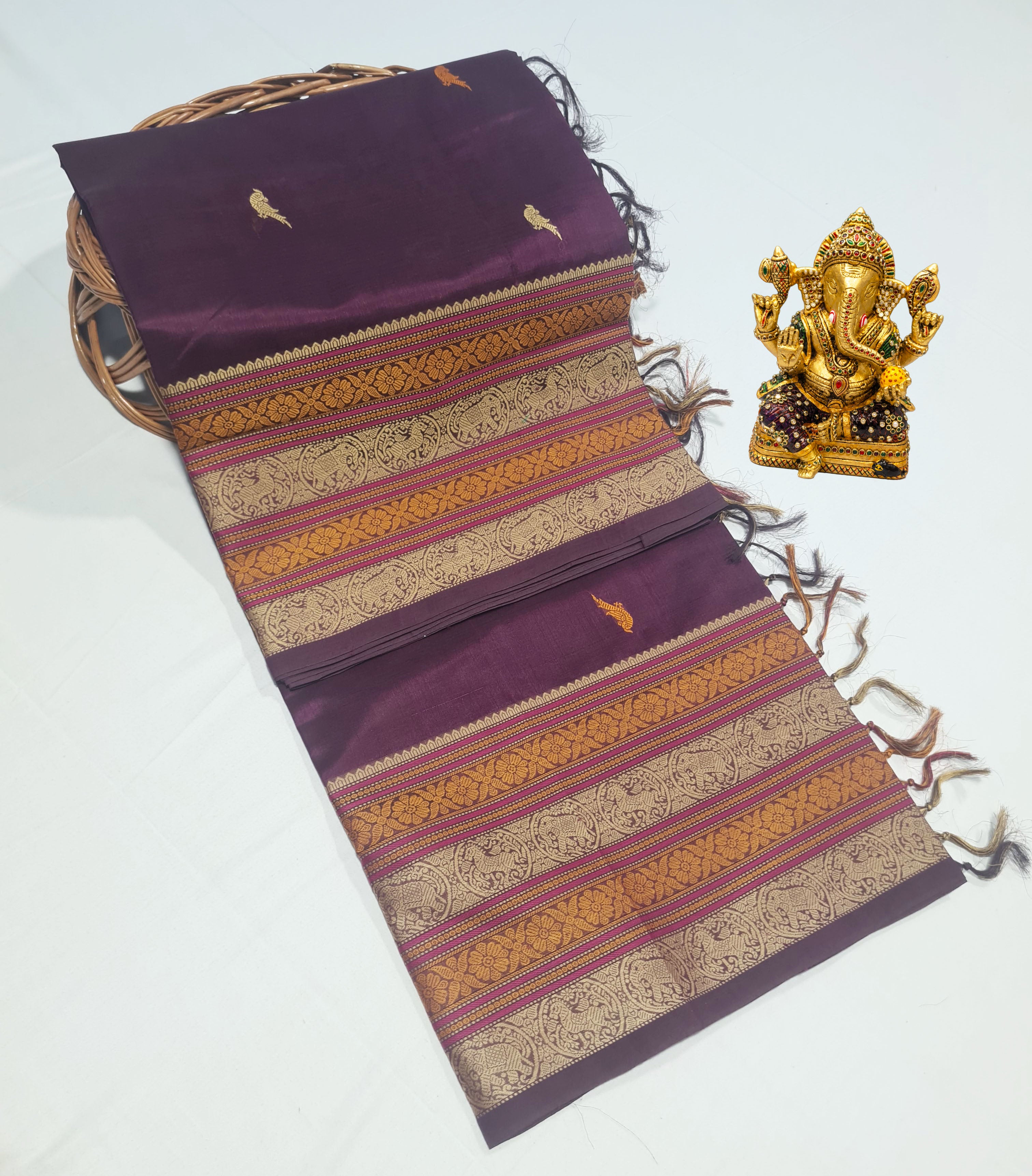 Kanchipuram Pure Silk Cotton Saree