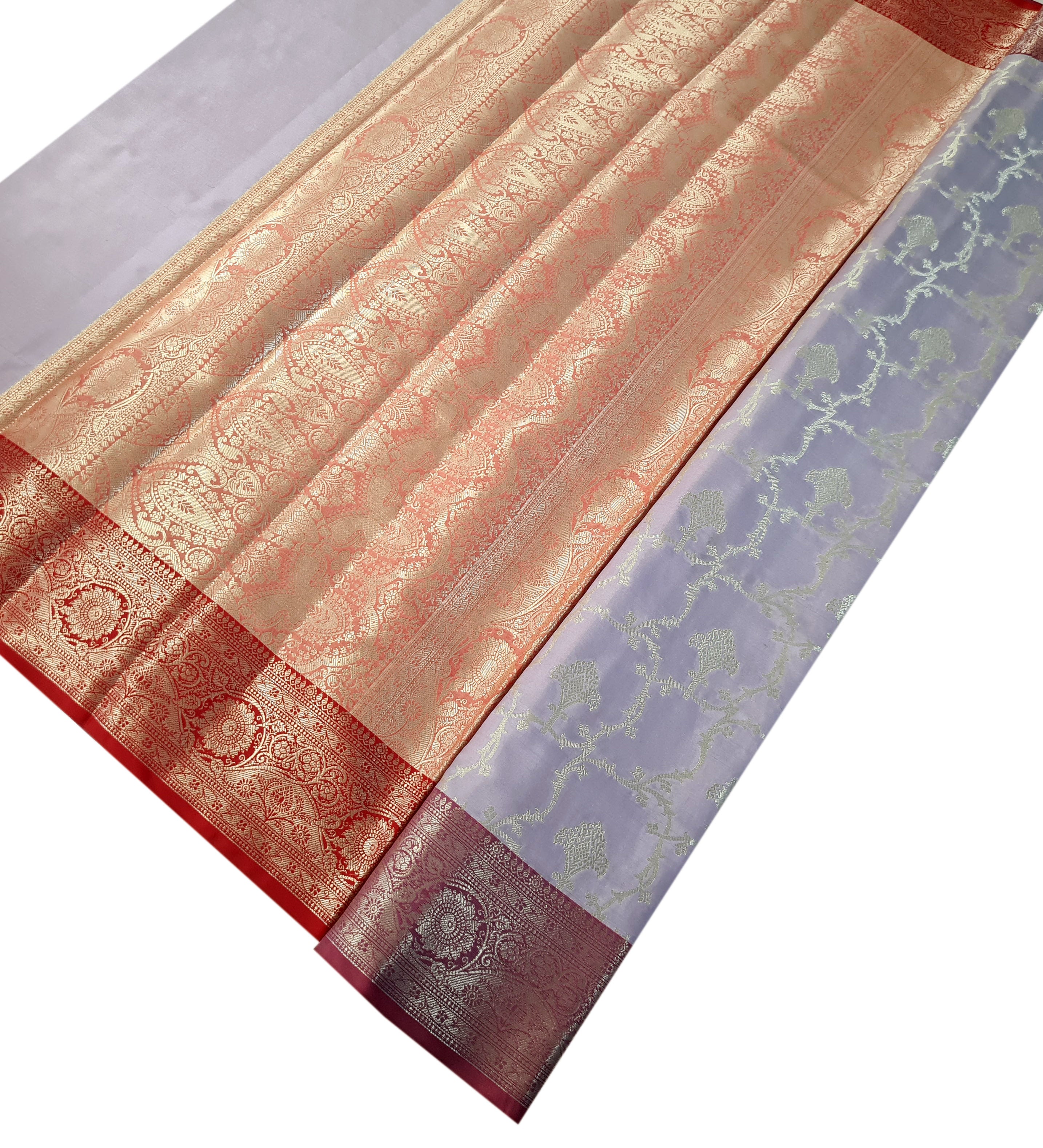 Banarasi Katan Jaal Silk Sarees