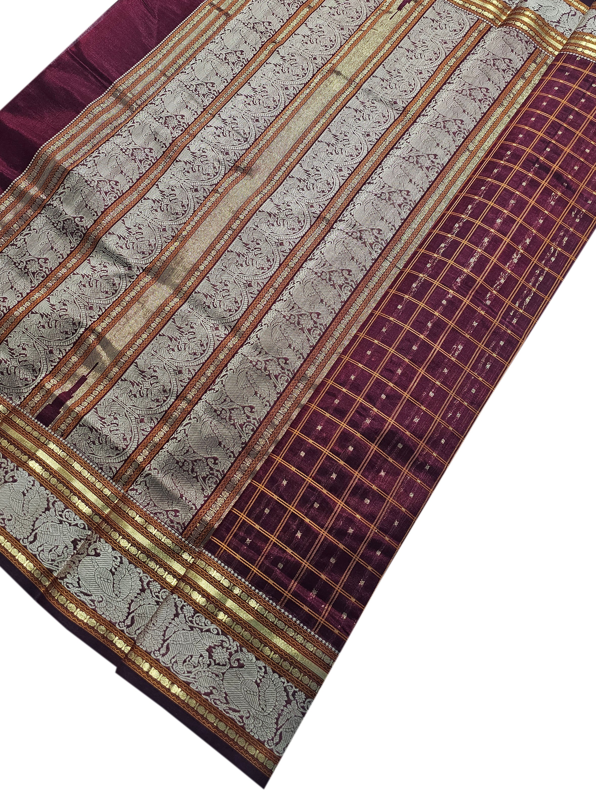 Kanchipuram Pure Silk Cotton Saree