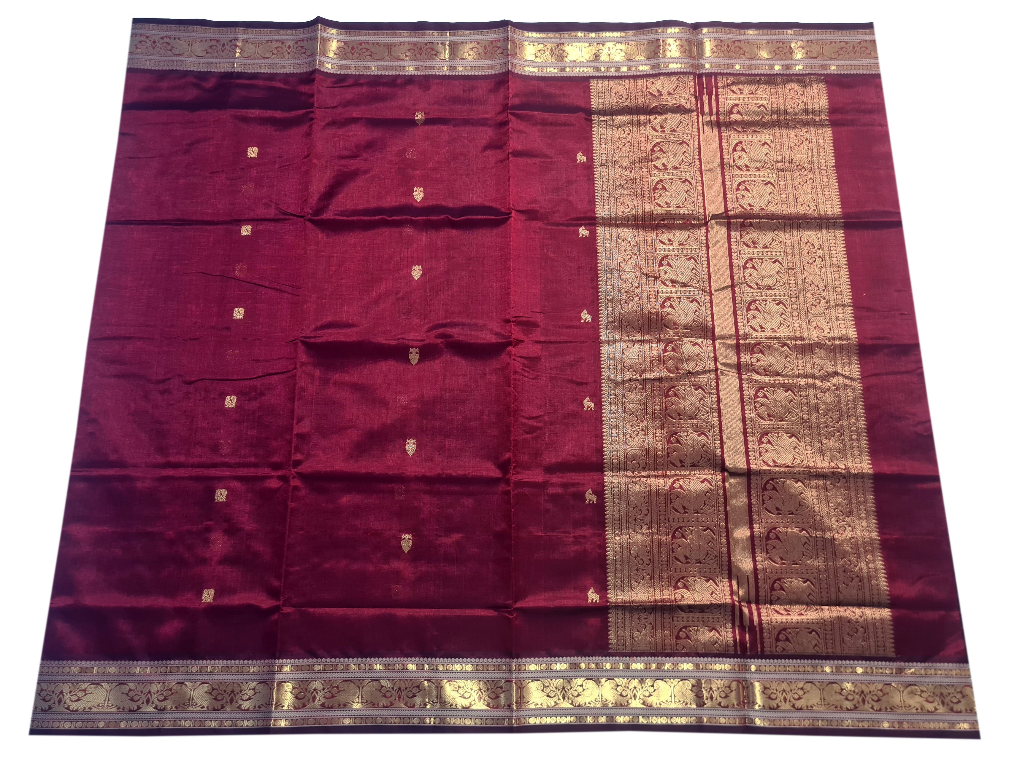 Kanchipuram Pure Silk Cotton Saree