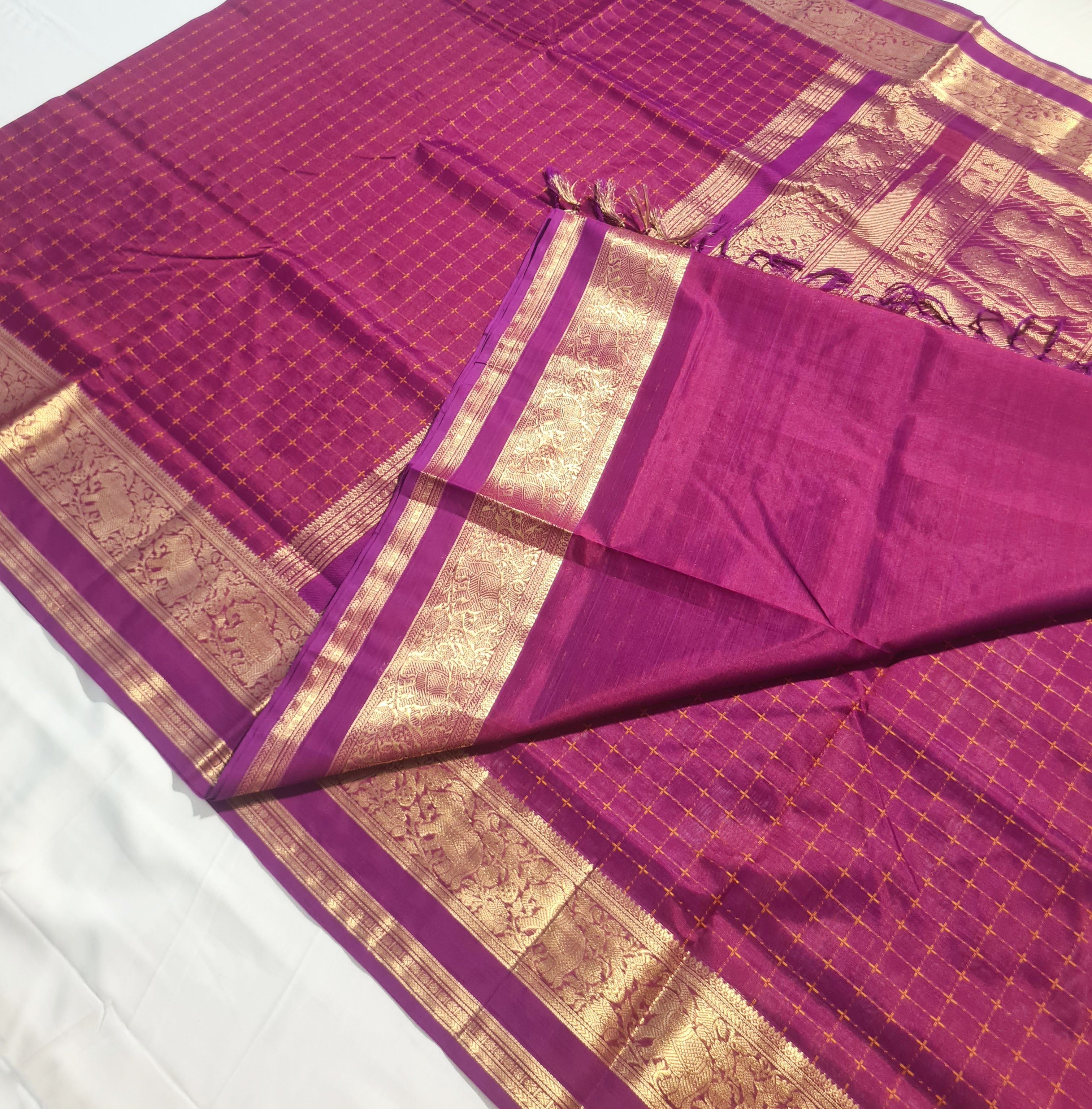 Kanchipuram Pure Silk Cotton Saree