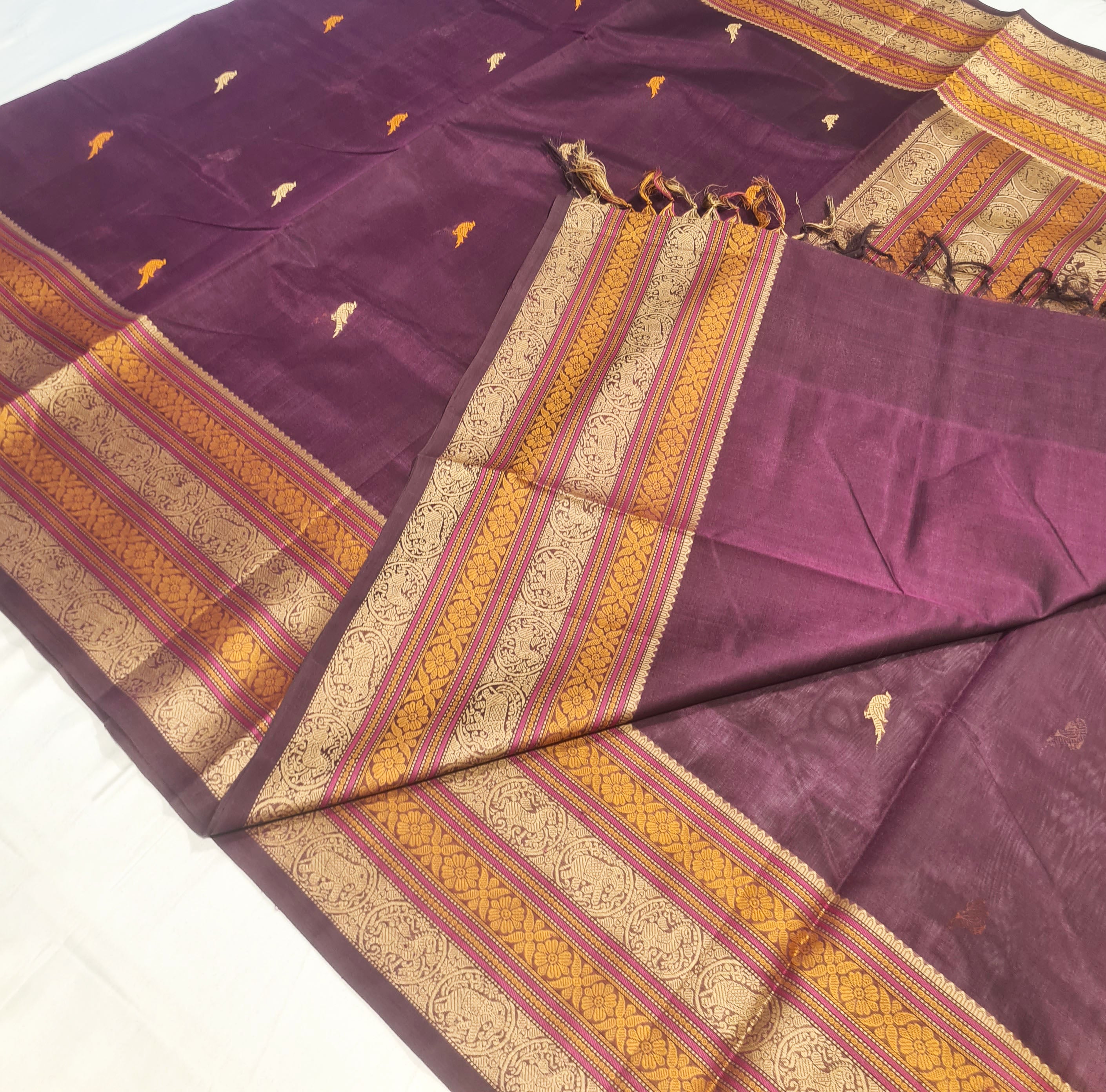 Kanchipuram Pure Silk Cotton Saree