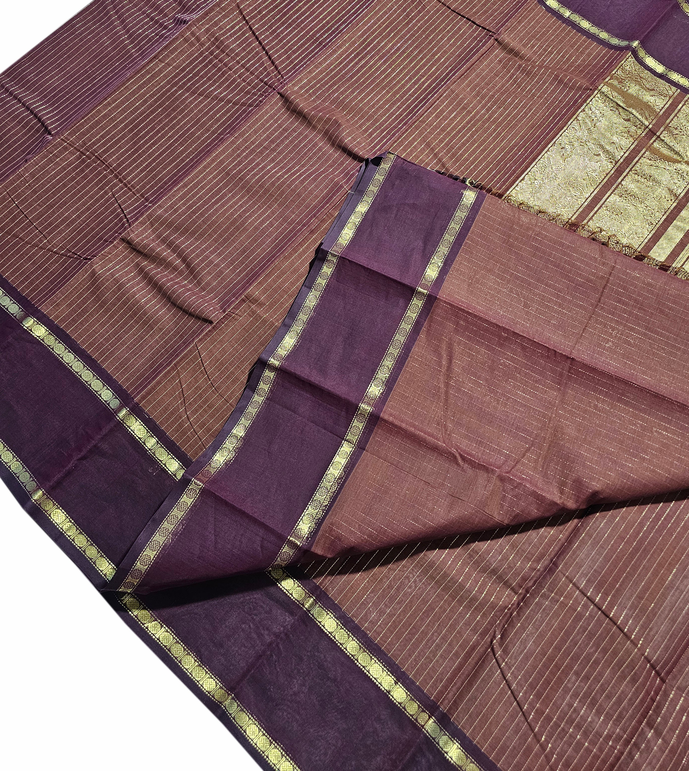 Kanchipuram Rich pallu Cotton Saree