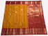 Kanchi Vegan Silk Saree With Contrast Blouse and Rich Jari Pallu