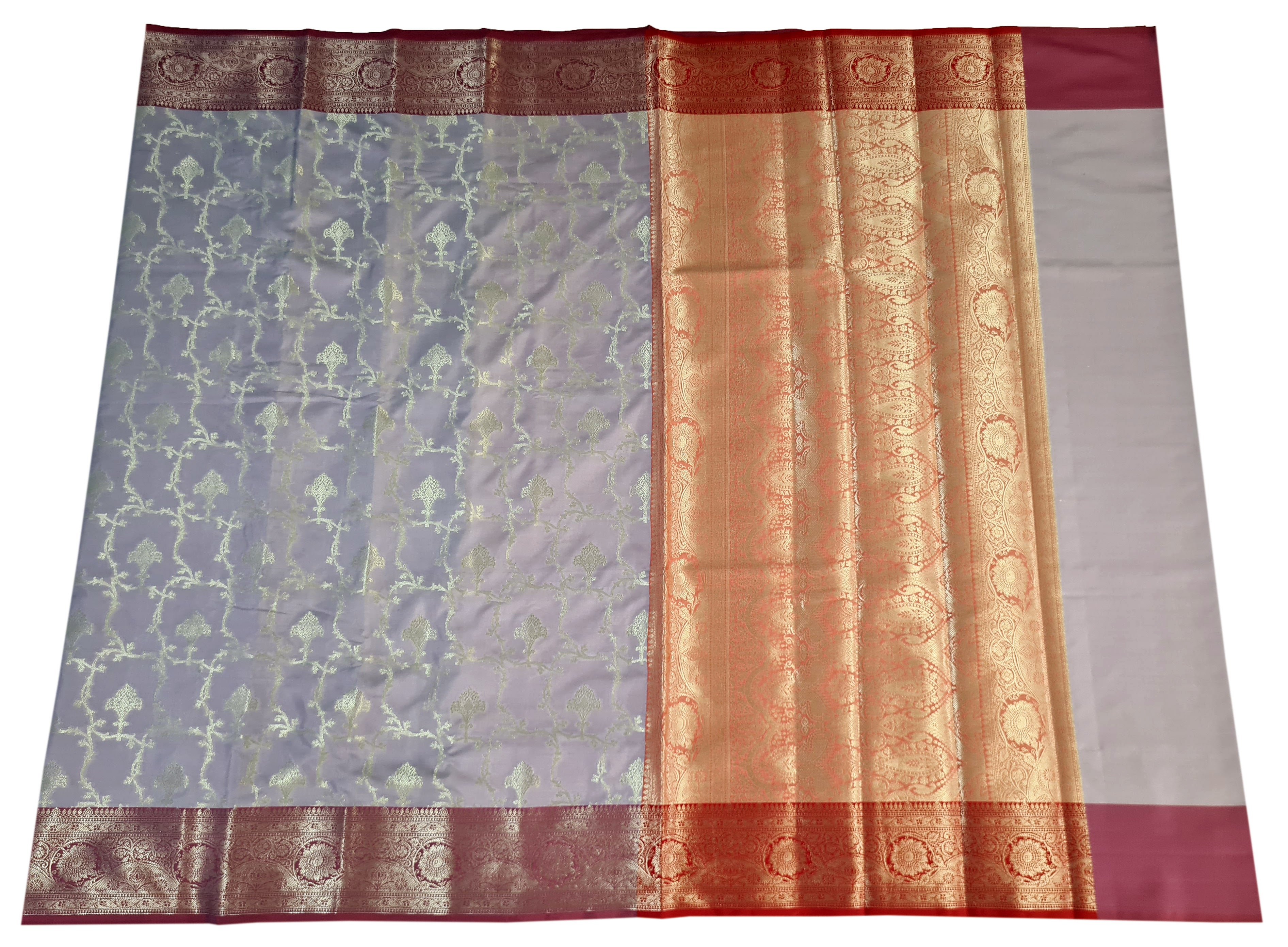 Banarasi Katan Jaal Silk Sarees