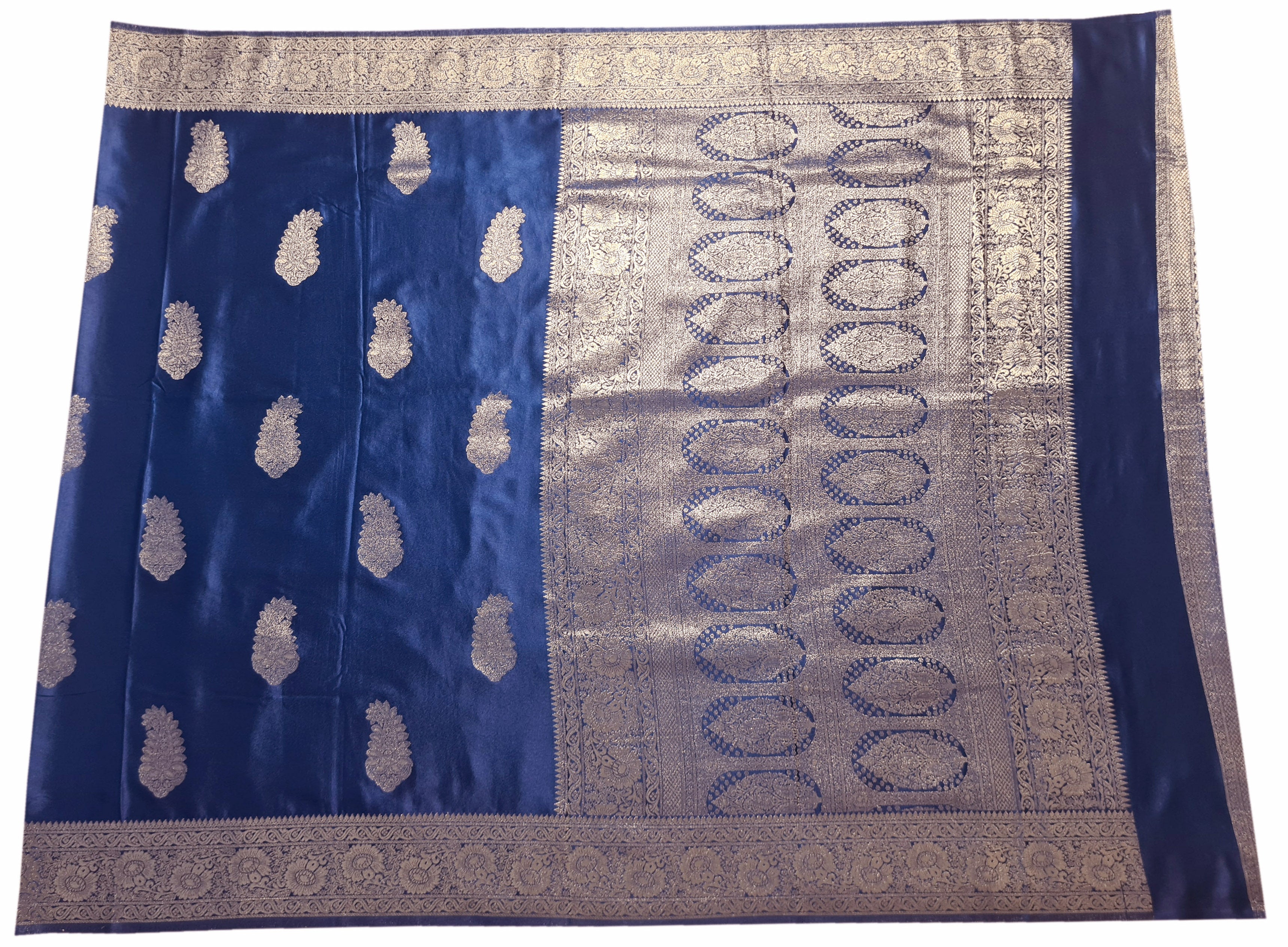 Bengaluru Crape Antic Silk Meena Sarees