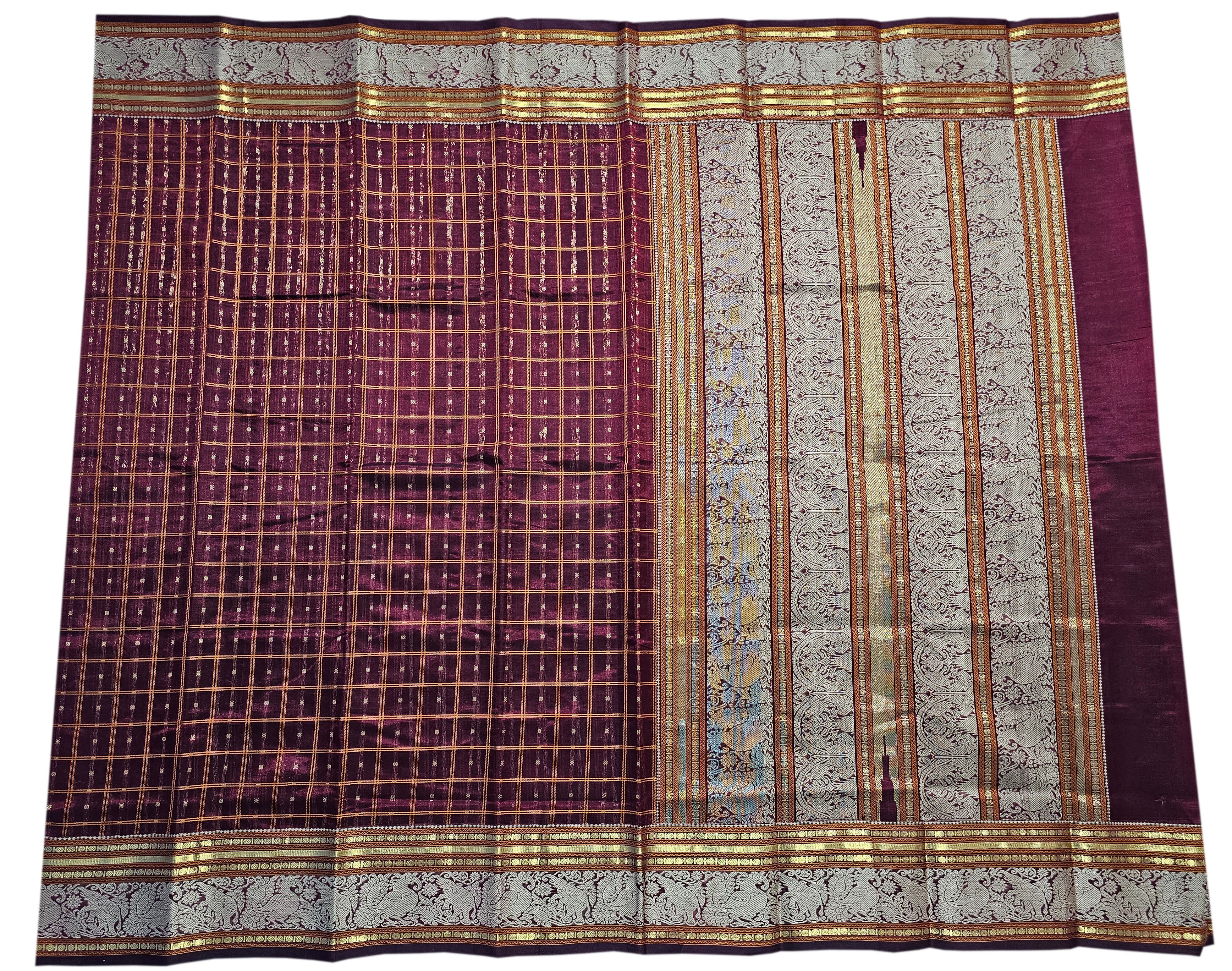 Kanchipuram Pure Silk Cotton Saree