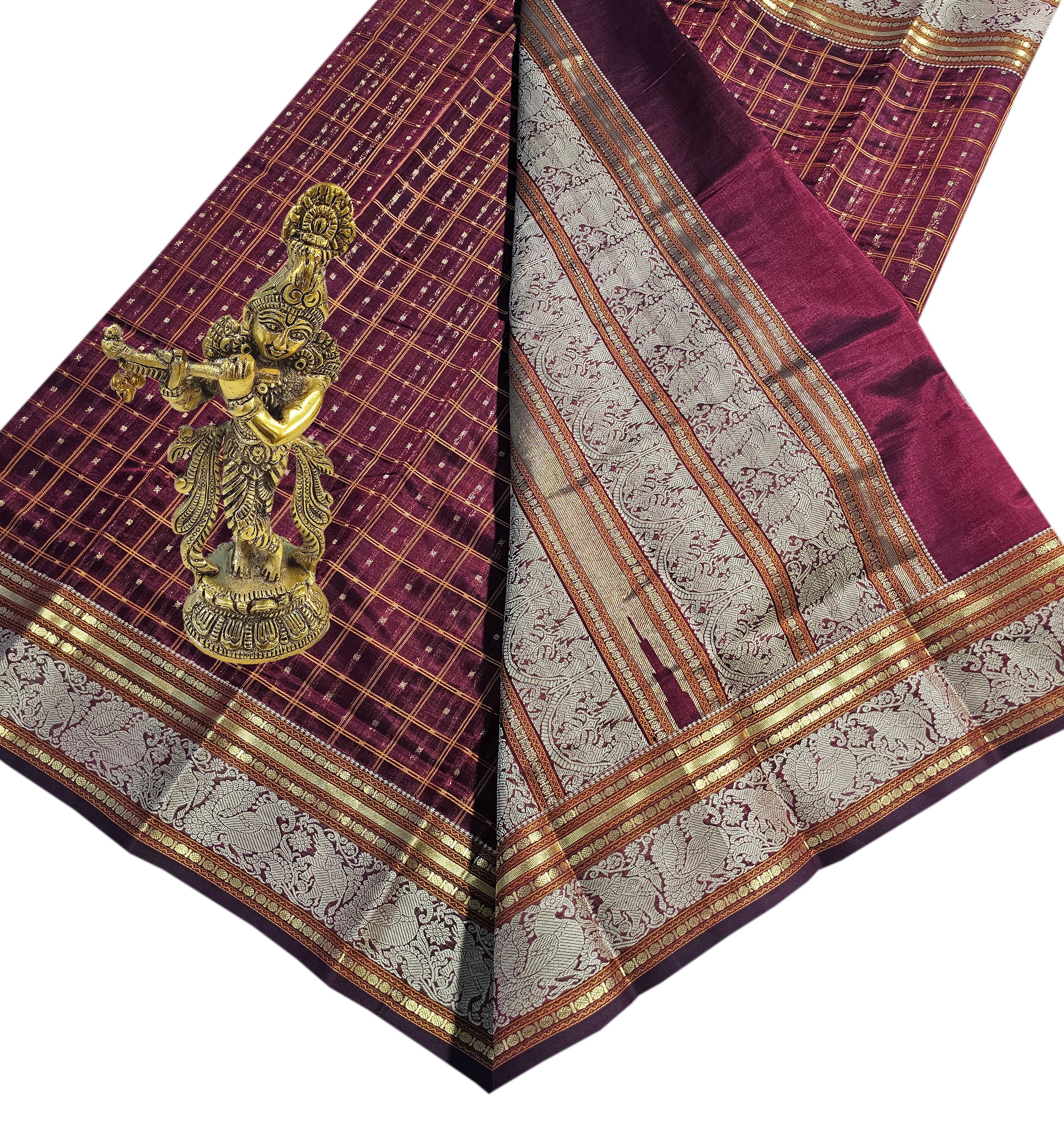 Kanchipuram Pure Silk Cotton Saree