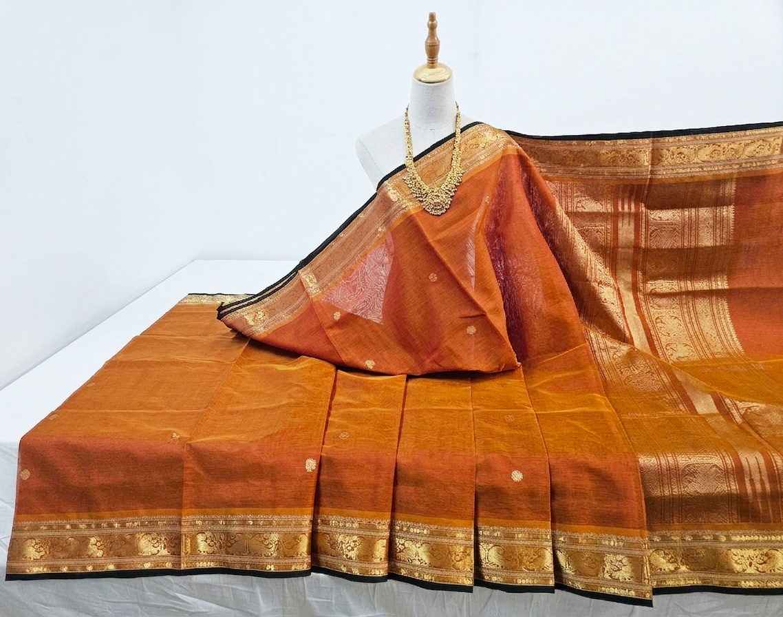 Kanchipuram Pure Silk Cotton Saree