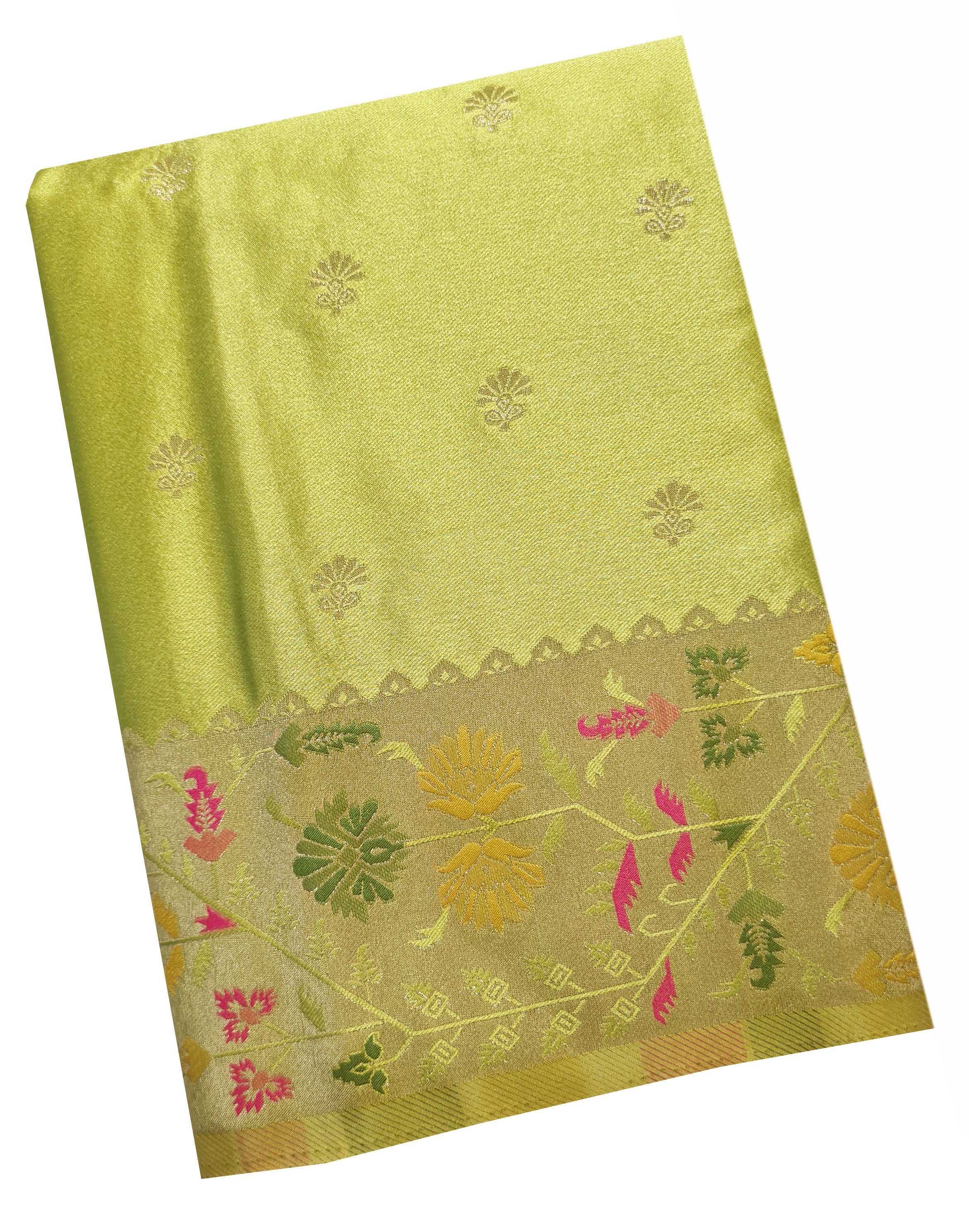 Bengaluru Crape Antic Silk Meena Sarees