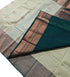 Kanchi Vegan Silk Saree With Contrast Blouse and Rich Jari Pallu
