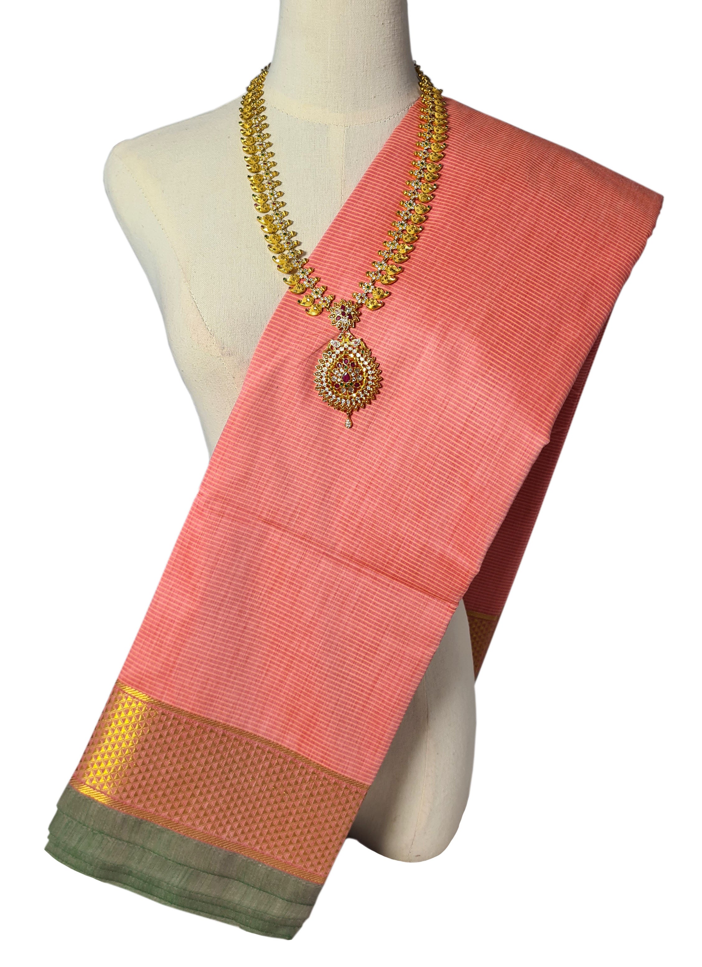 Vairaoosi Agarlic Cotton Silk Sarees