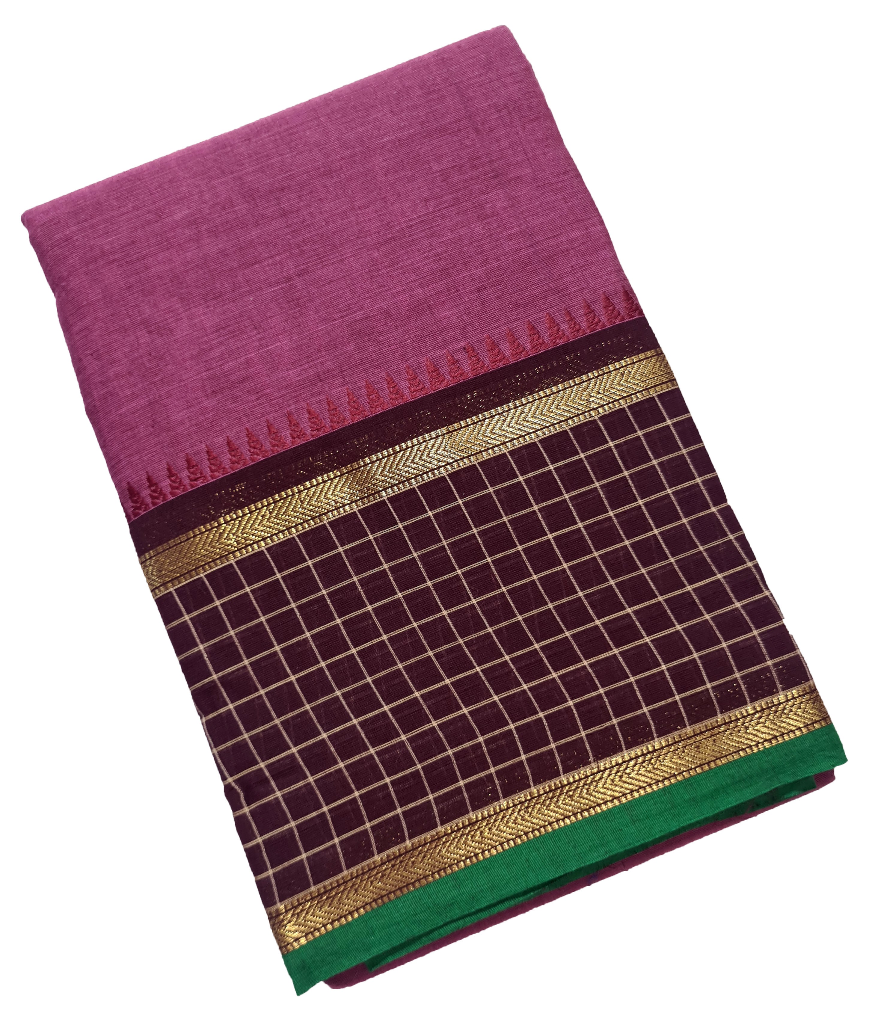 Pure Cotton Plain Sarees
