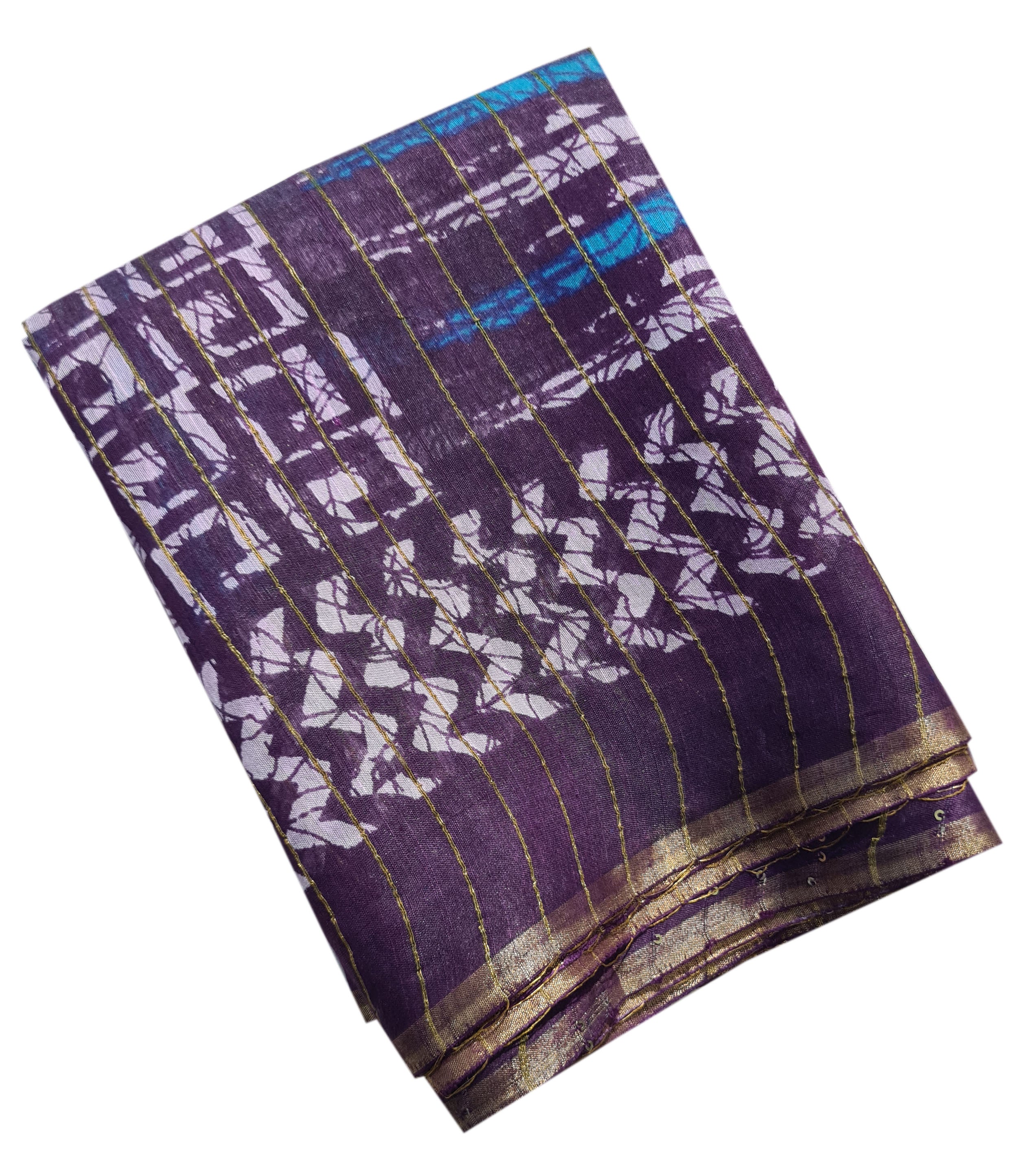 Semi Tussar Antic Design Sarees