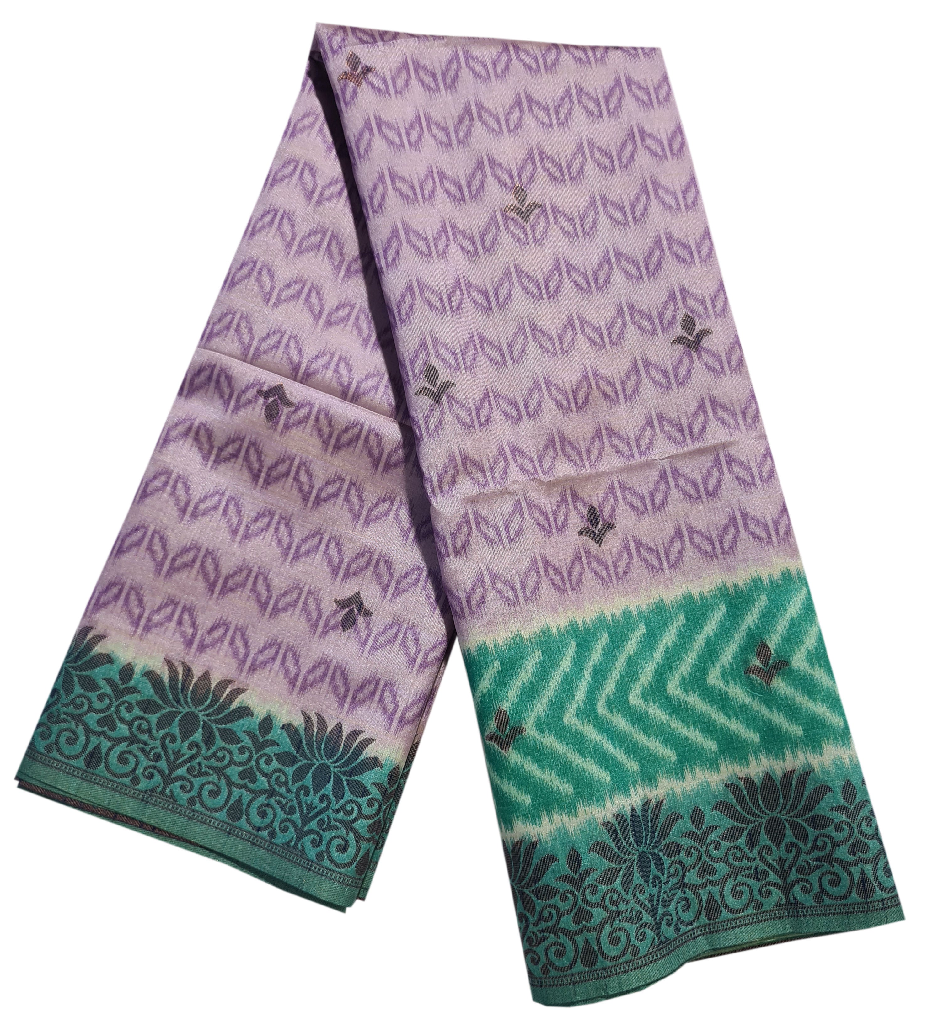 Semi Tussar Antic Design Sarees