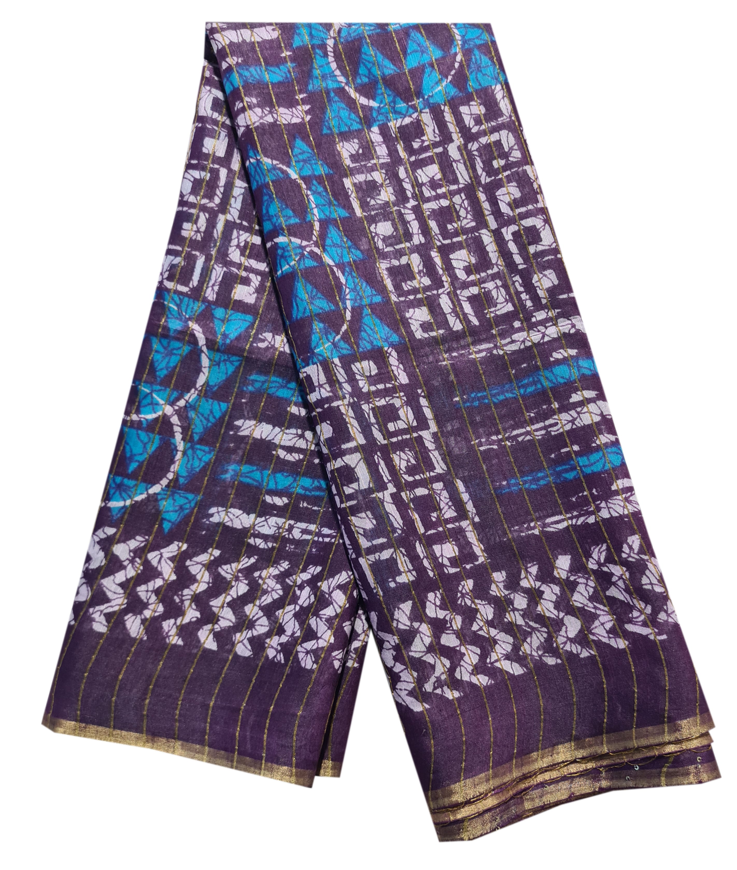 Semi Tussar Antic Design Sarees