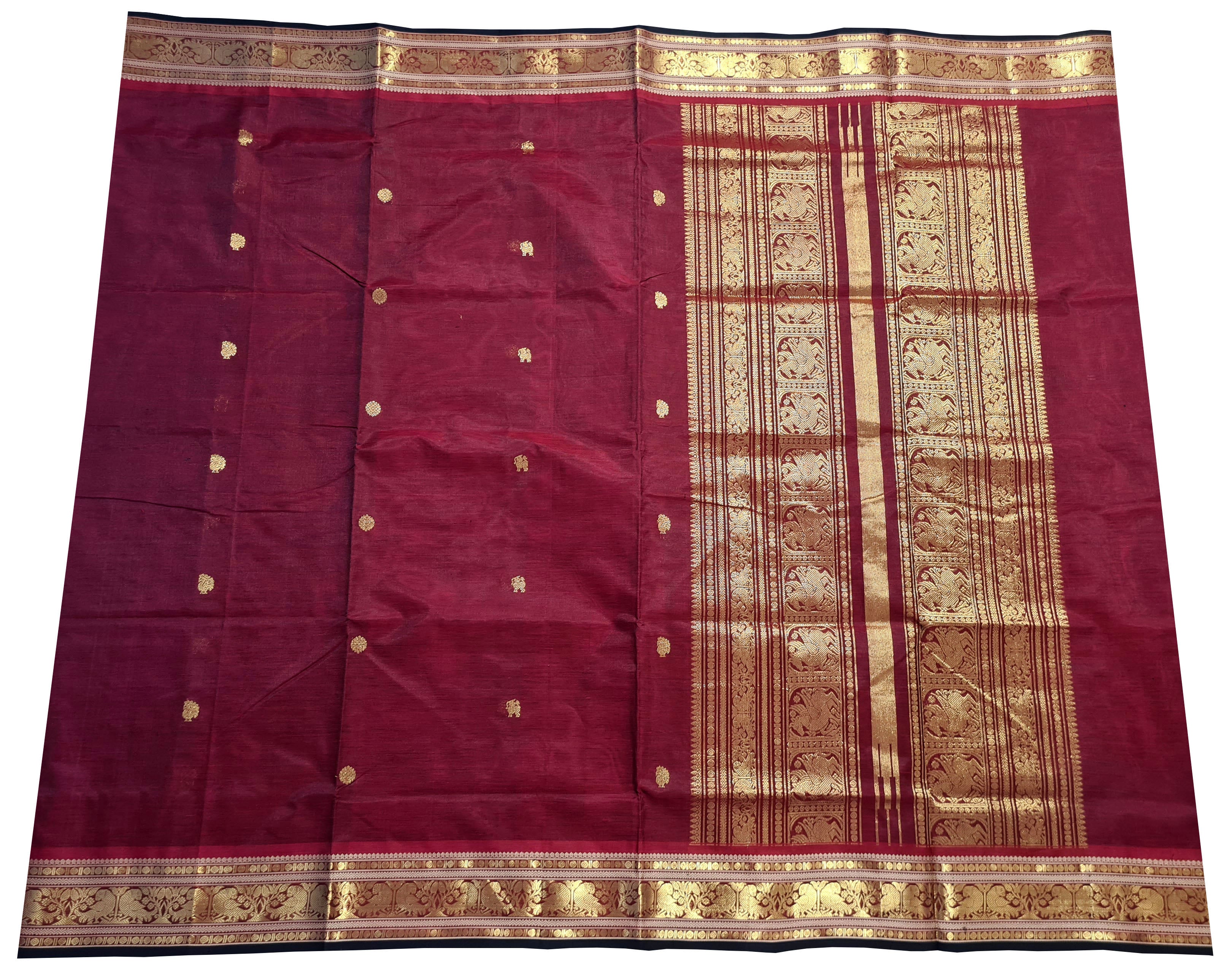 Kanchipuram Pure Silk Cotton Saree