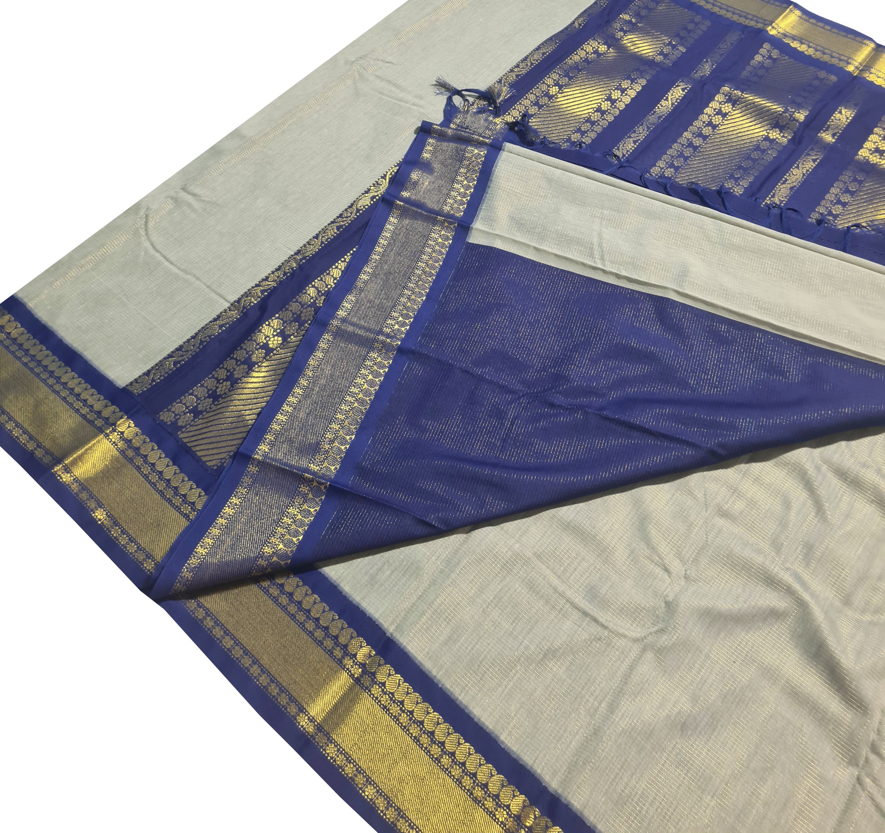 Vairaoosi Kanchipuram Agarlic Cotton Sarees