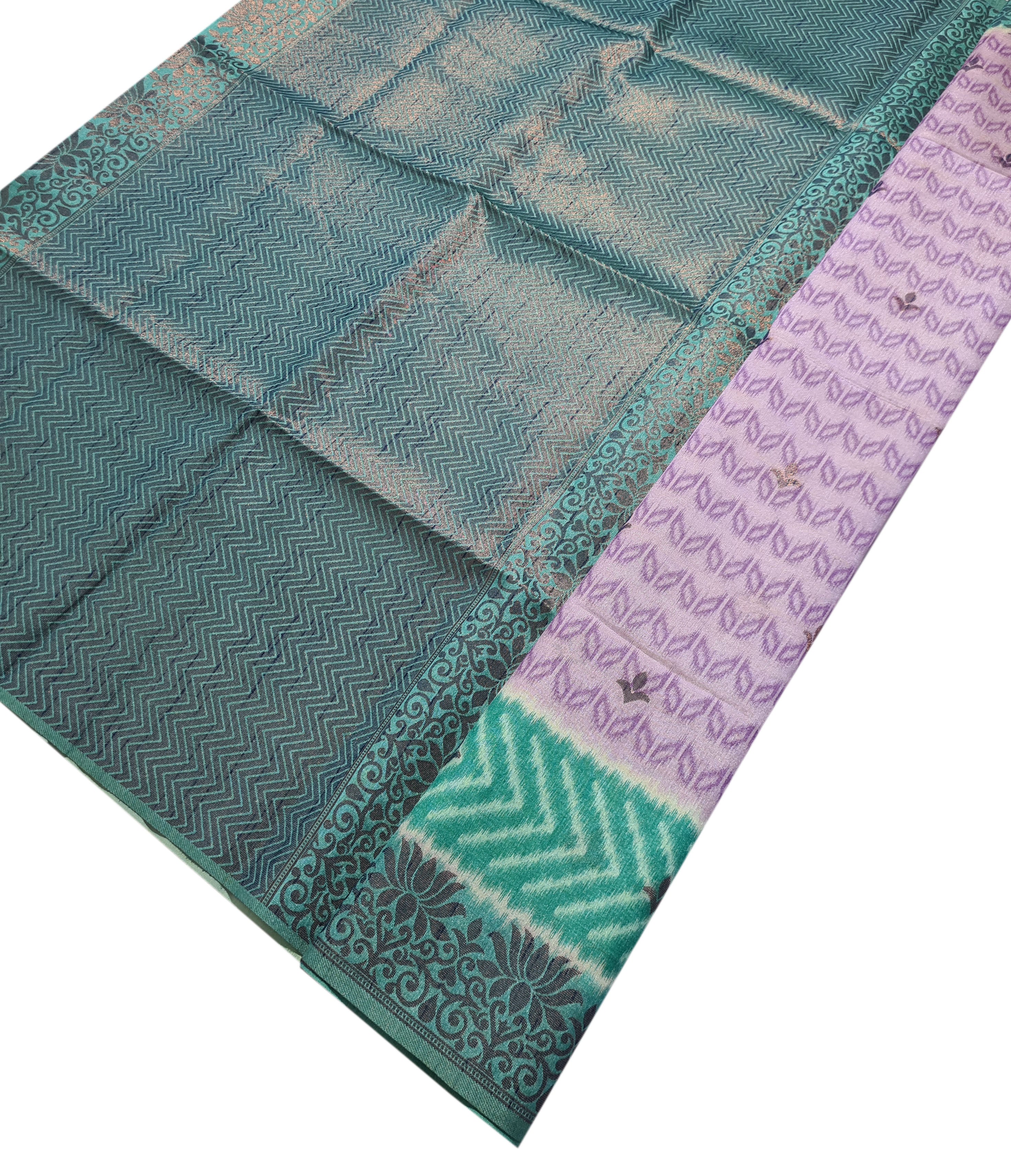 Semi Tussar Antic Design Sarees