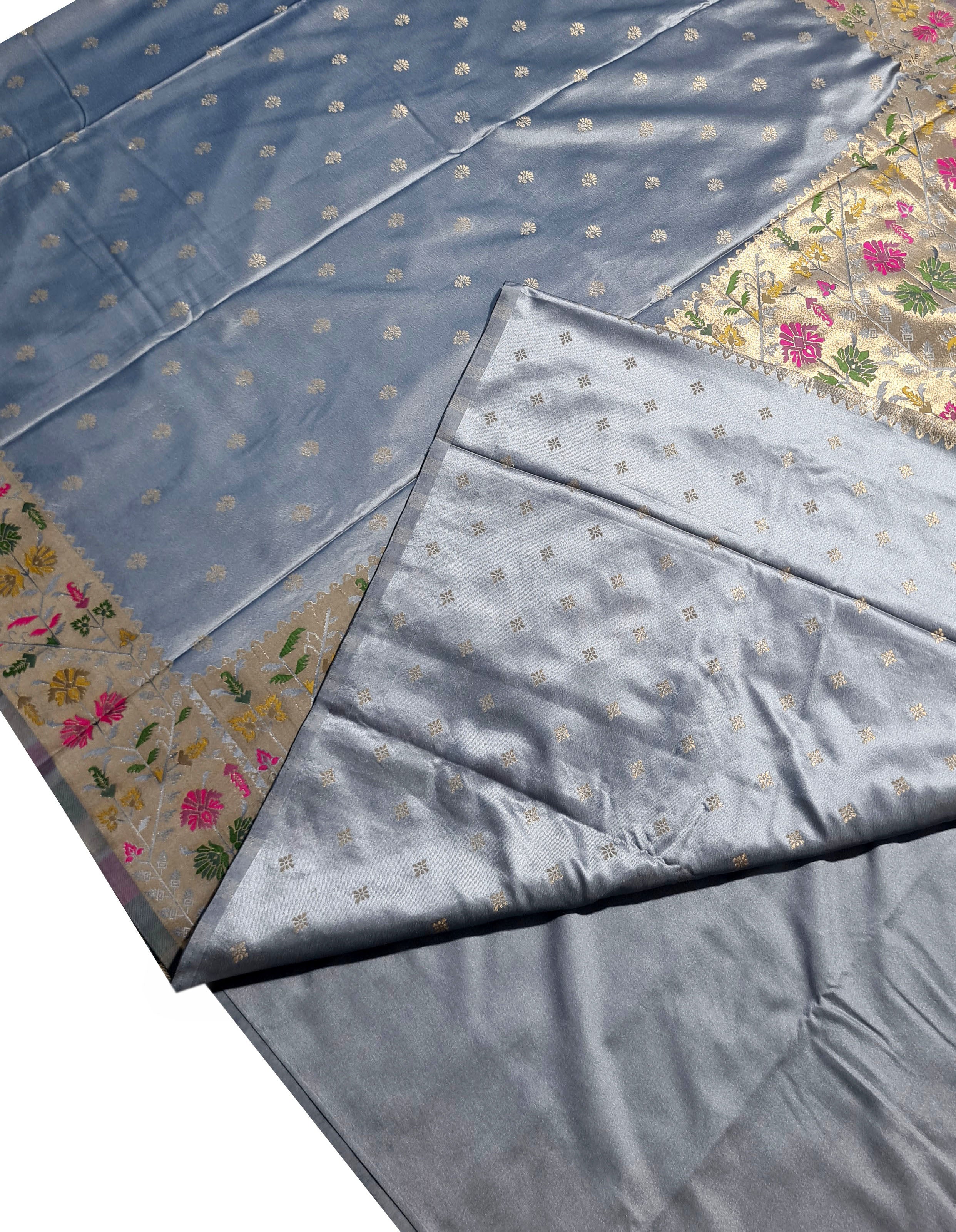 Bengaluru Crape Antic Silk Meena Sarees