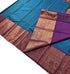 Kanchi Vegan Silk Saree With Contrast Blouse and Rich Jari Pallu