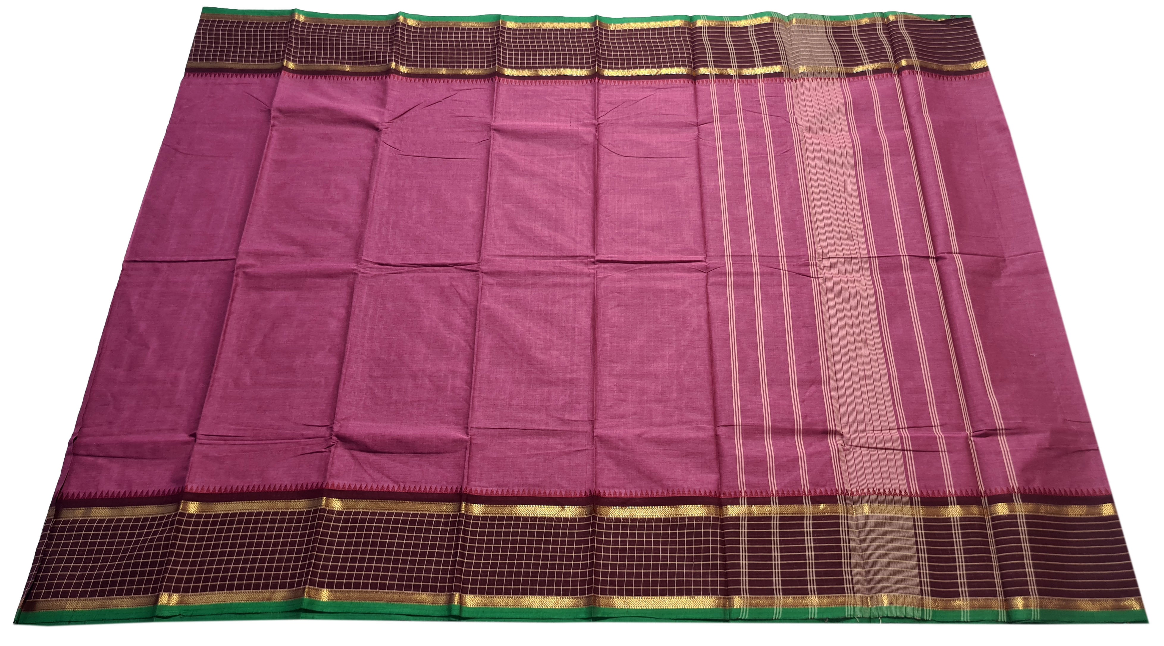 Pure Cotton Plain Sarees