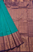 Kanchi Vegan Silk Saree With Contrast Blouse and Rich Jari Pallu