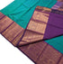 Kanchi Vegan Silk Saree With Contrast Blouse and Rich Jari Pallu