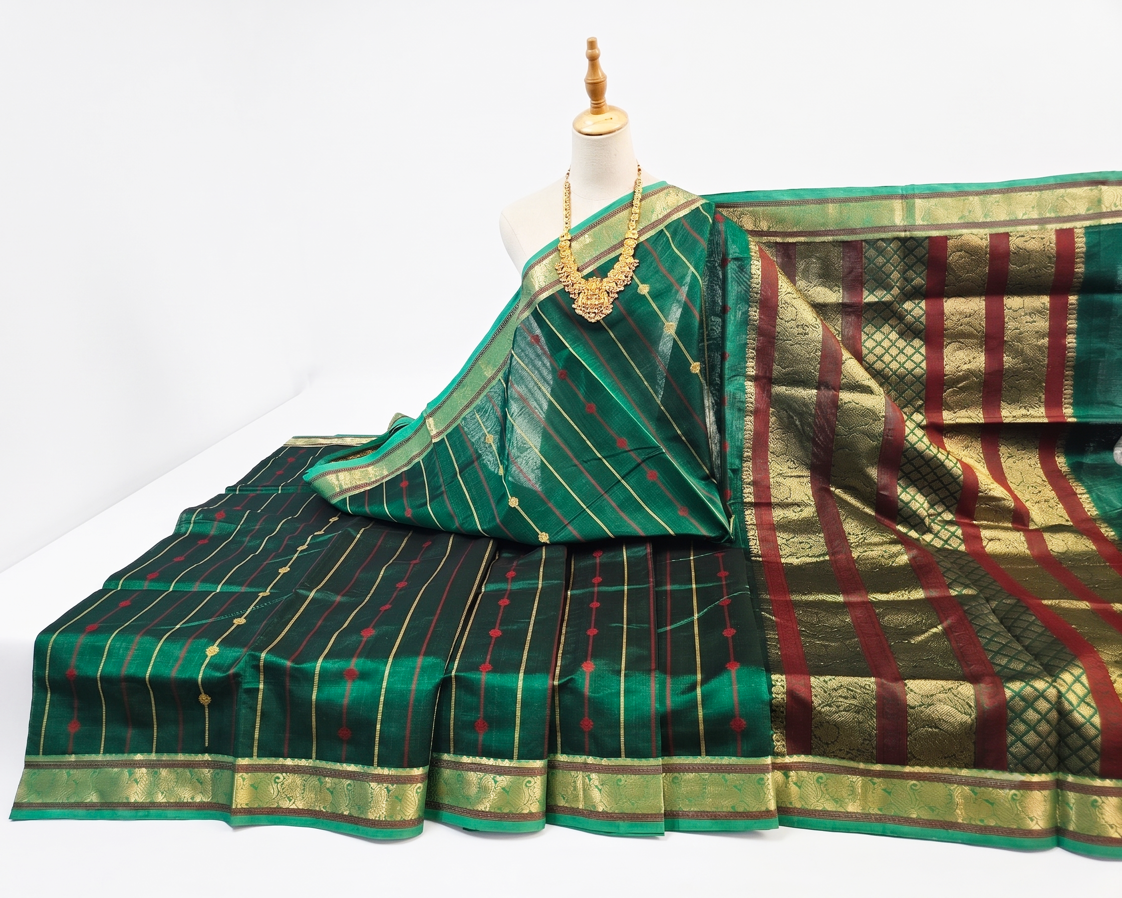 Kanchipuram Pure Silk Cotton Saree
