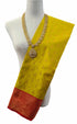 Kanchi Vegan Silk Saree With Contrast Blouse and Rich Jari Pallu