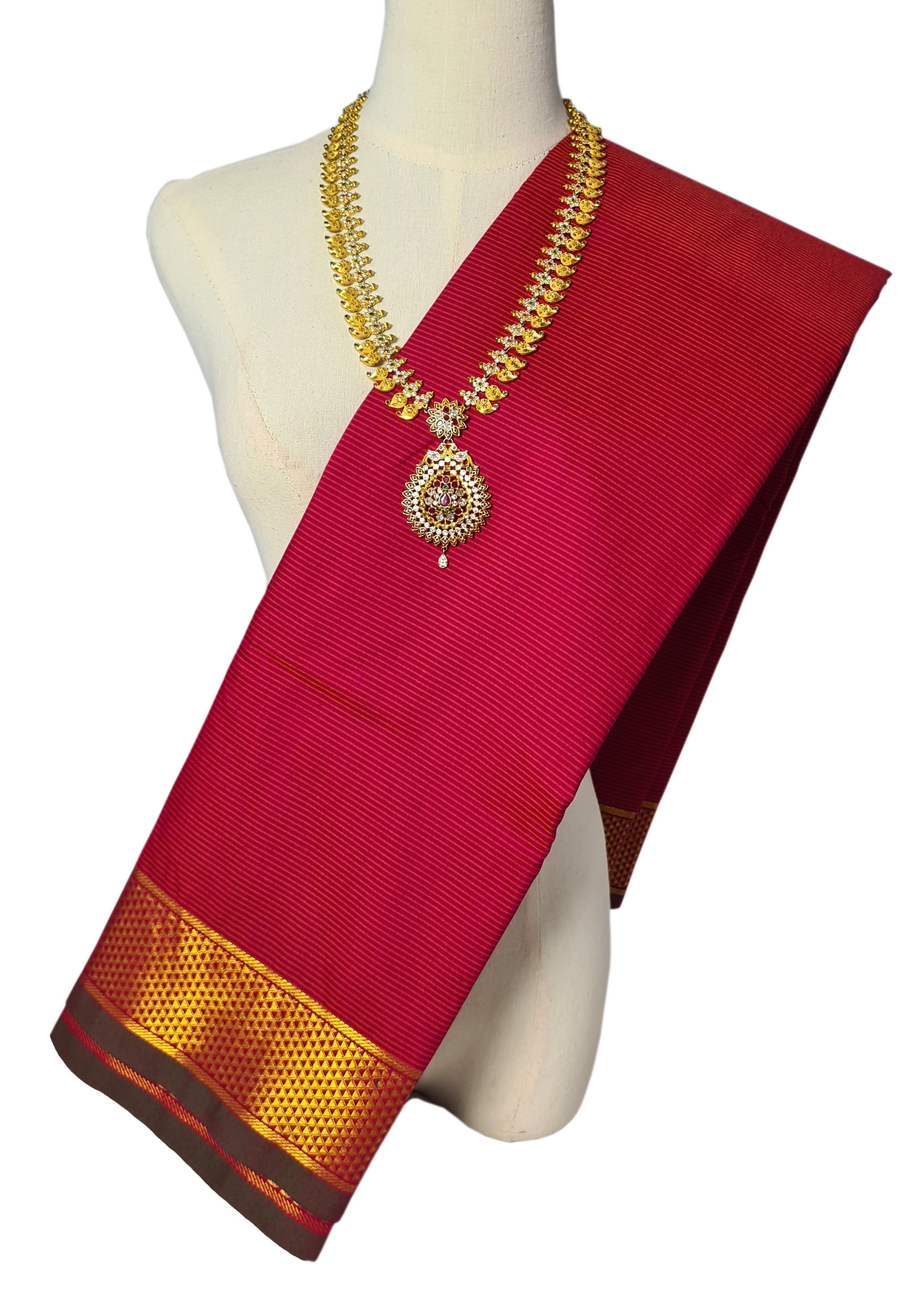 Vairaoosi Agarlic Cotton Silk Sarees