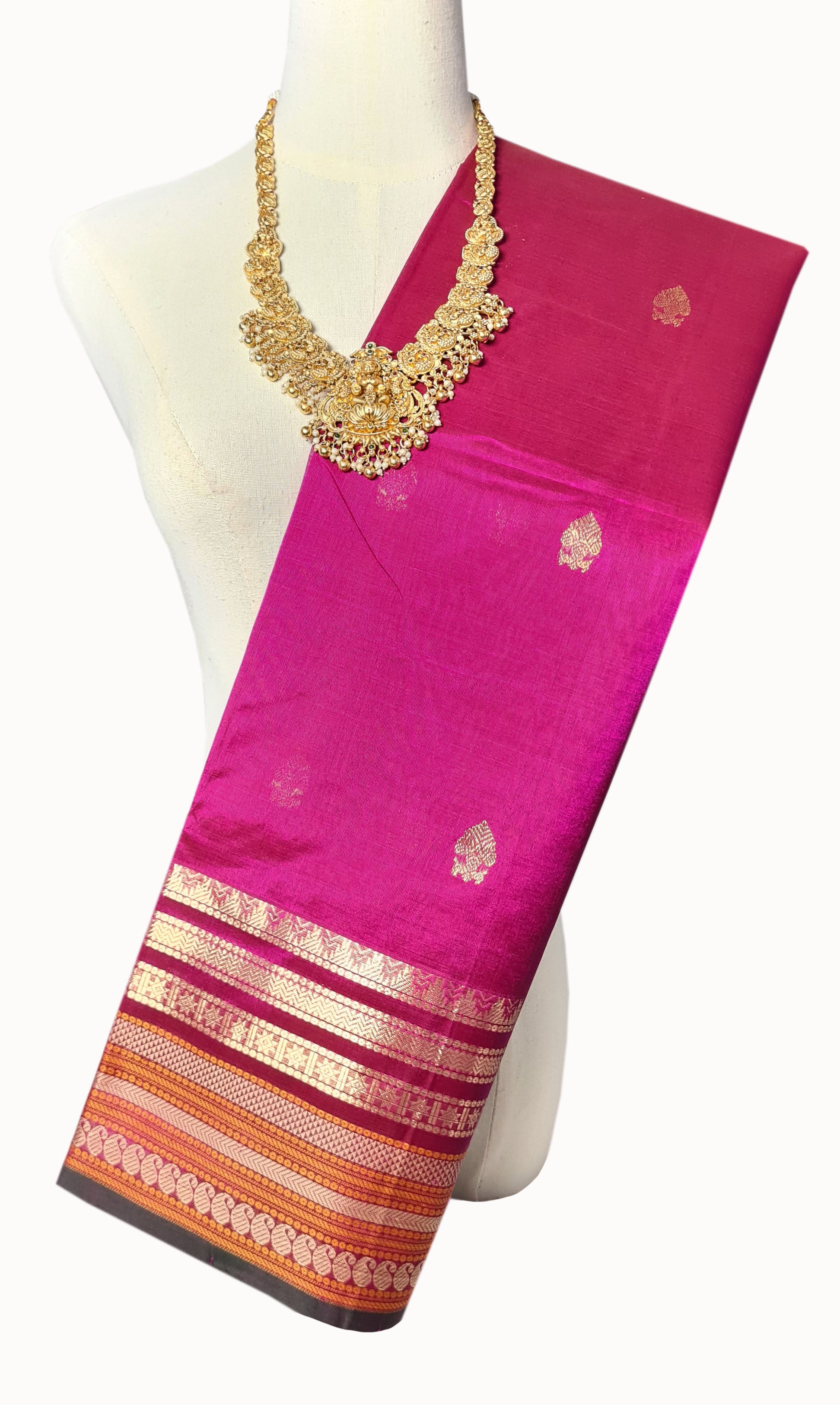 Kanchipuram Pure Silk Cotton Saree