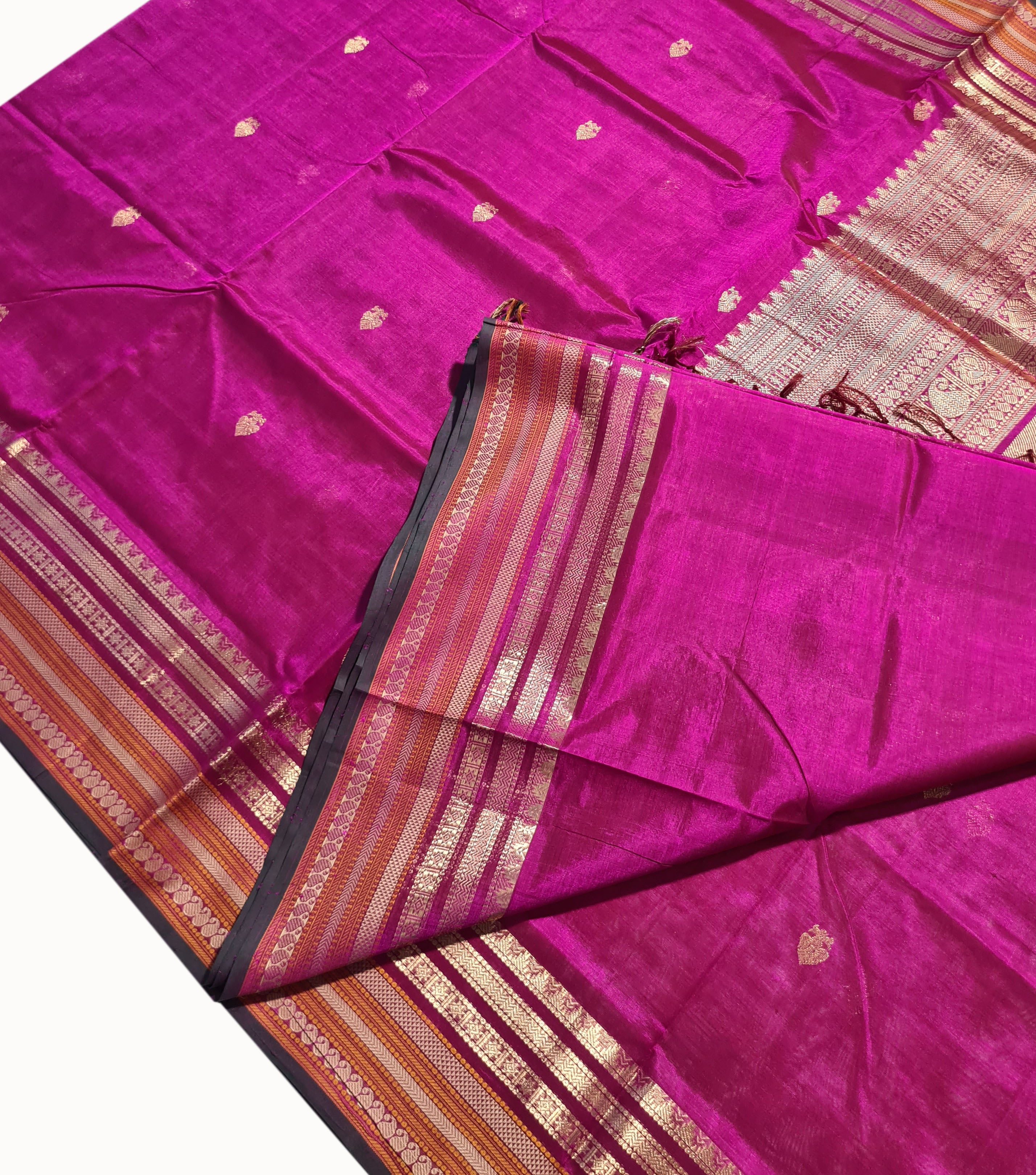 Kanchipuram Pure Silk Cotton Saree