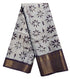Semi tussar Antic Design Sarees