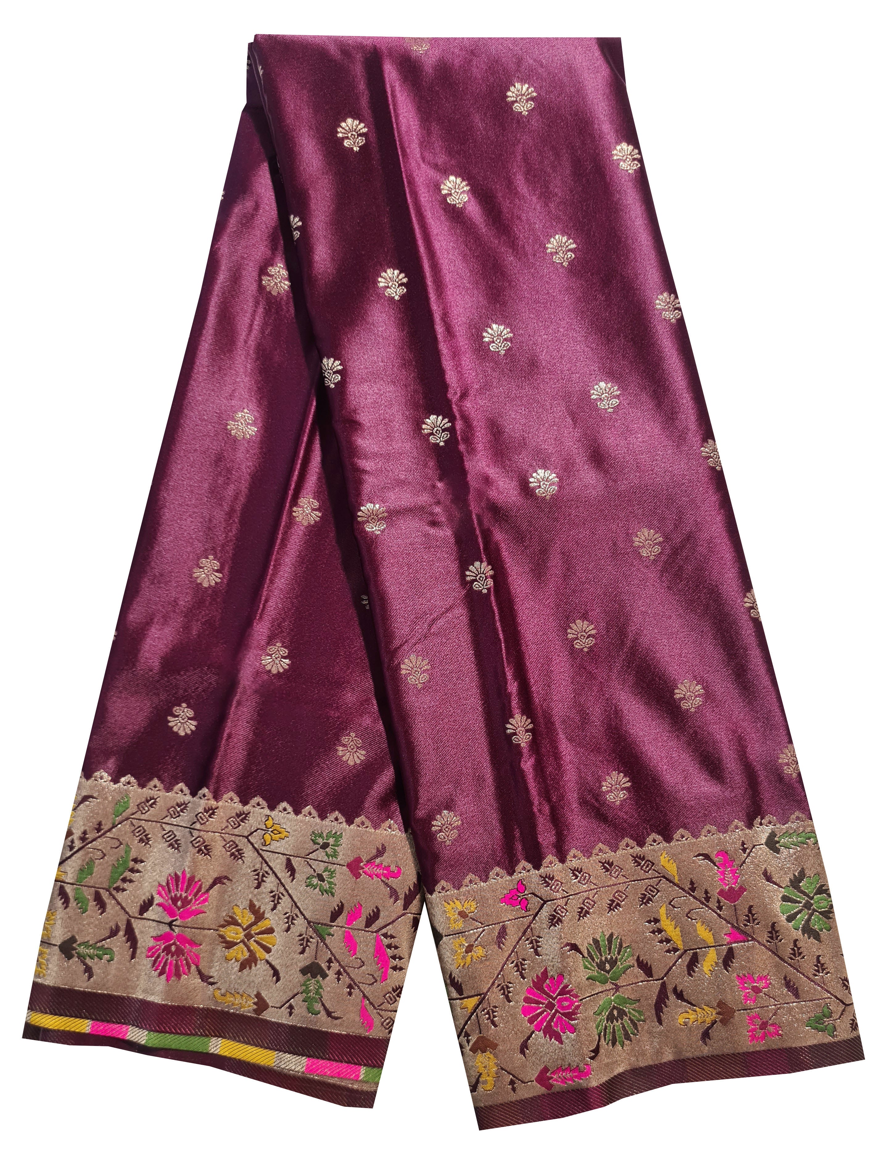 Bengaluru Crape Antic Silk Meena Sarees