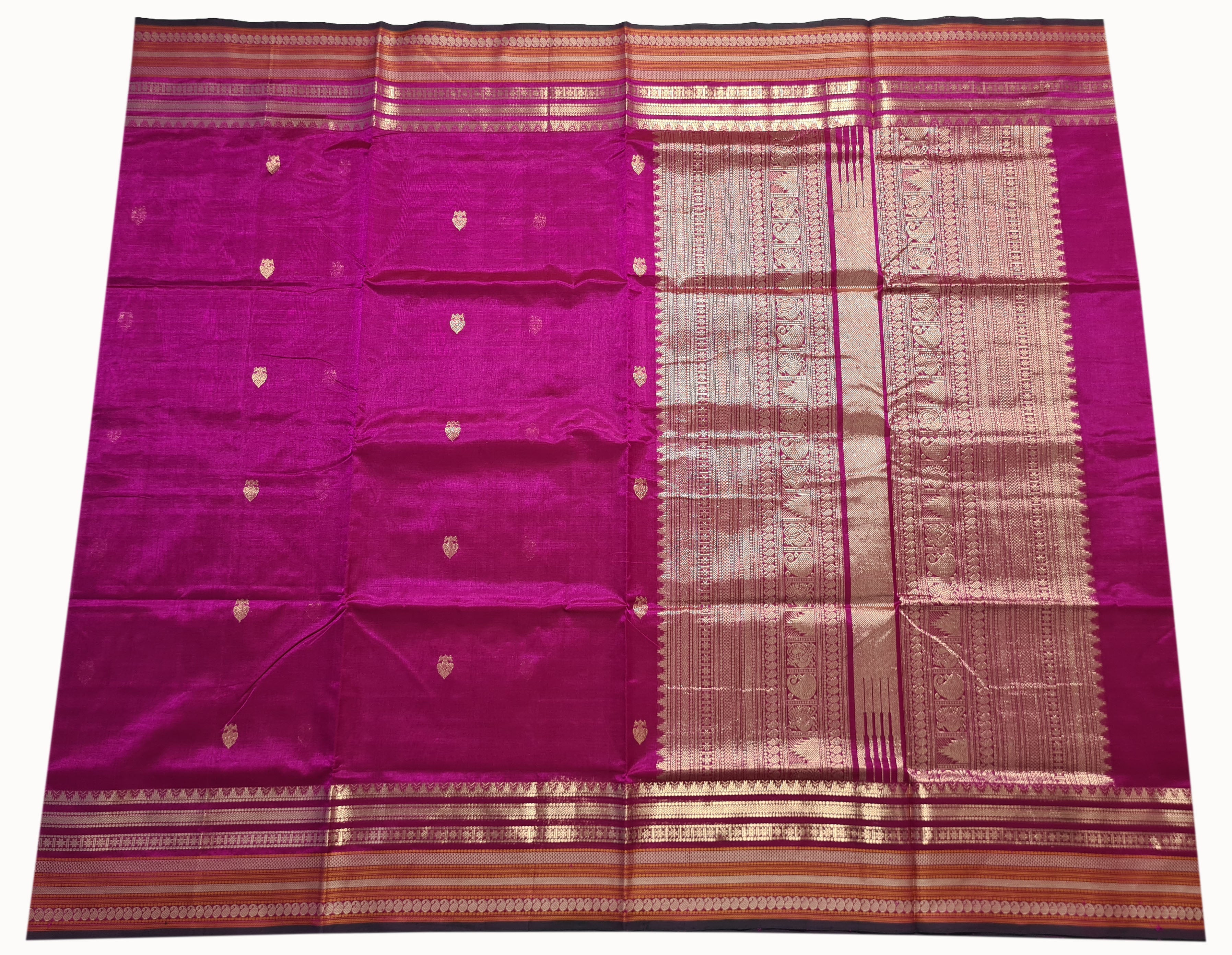 Kanchipuram Pure Silk Cotton Saree