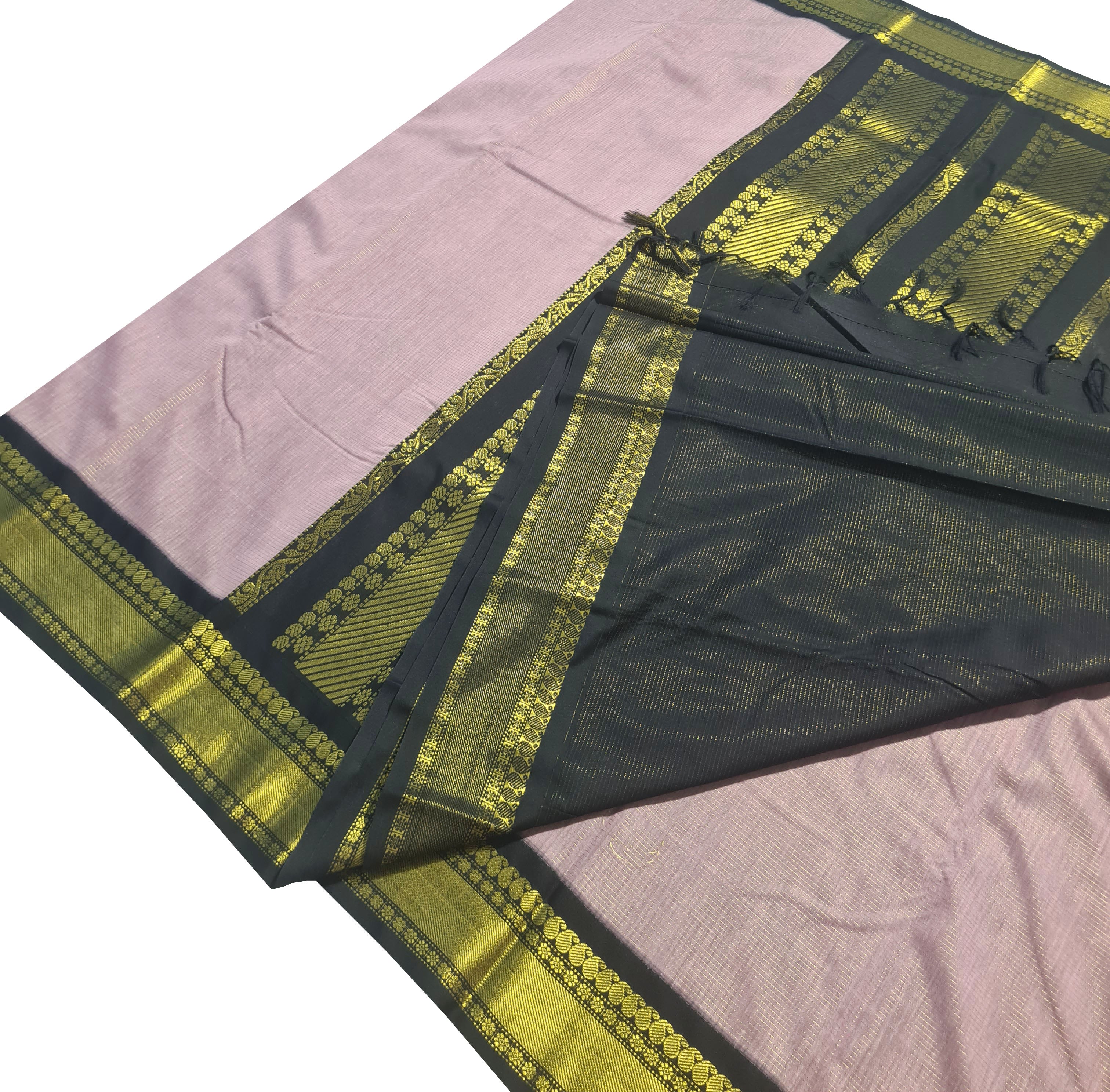 Vairaoosi Kanchipuram Agarlic Cotton Sarees