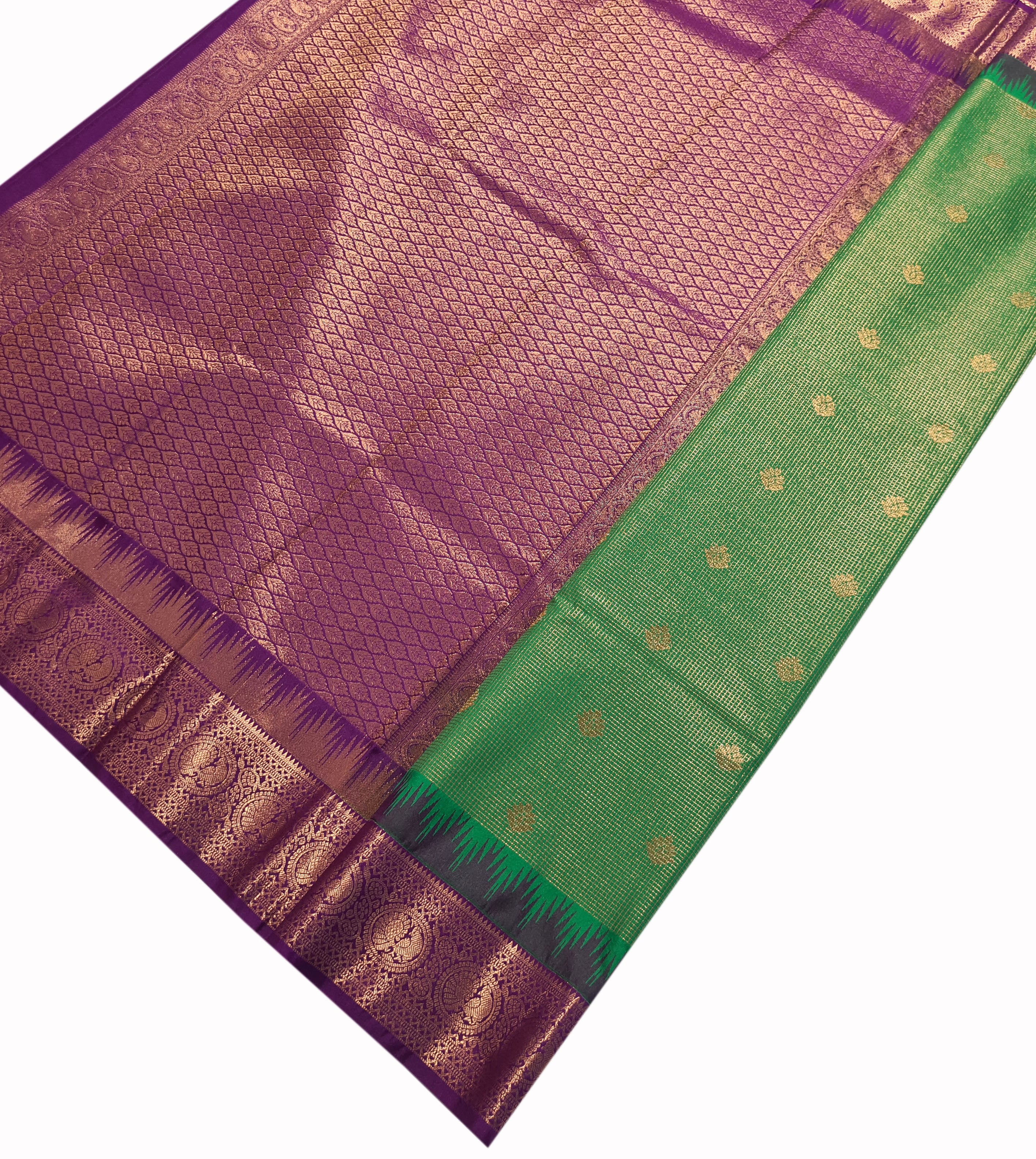 Vairaoosi Kanchi Vegan Silk Saree