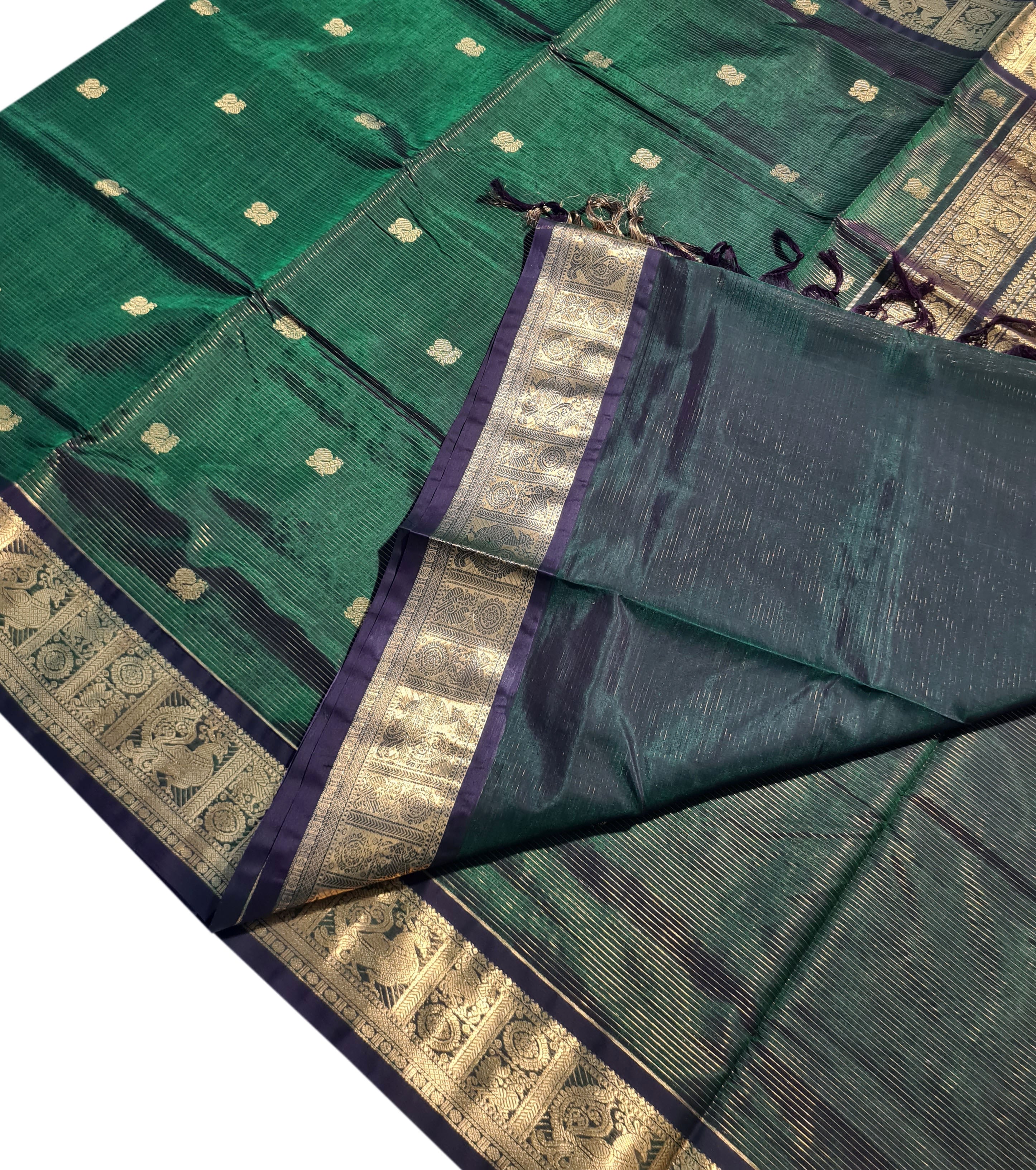 Kanchipuram Pure Silk Cotton Saree