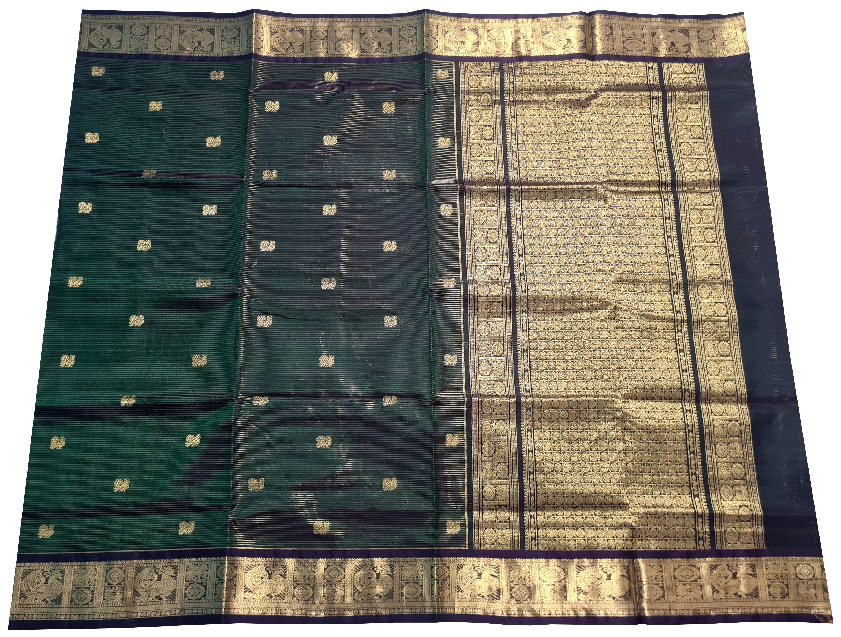 Kanchipuram Pure Silk Cotton Saree
