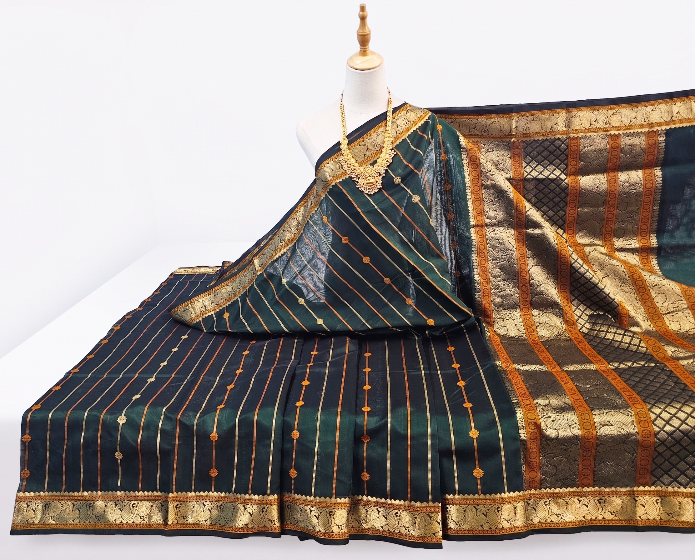 Kanchipuram Pure Silk Cotton Saree