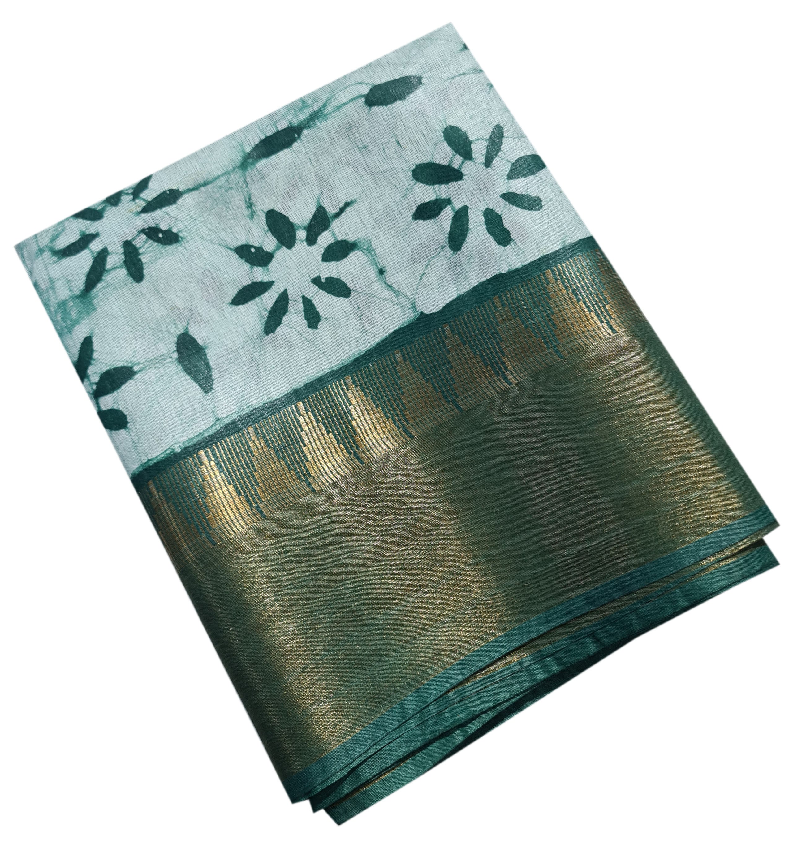 Semi Tussar Antic Design Sarees